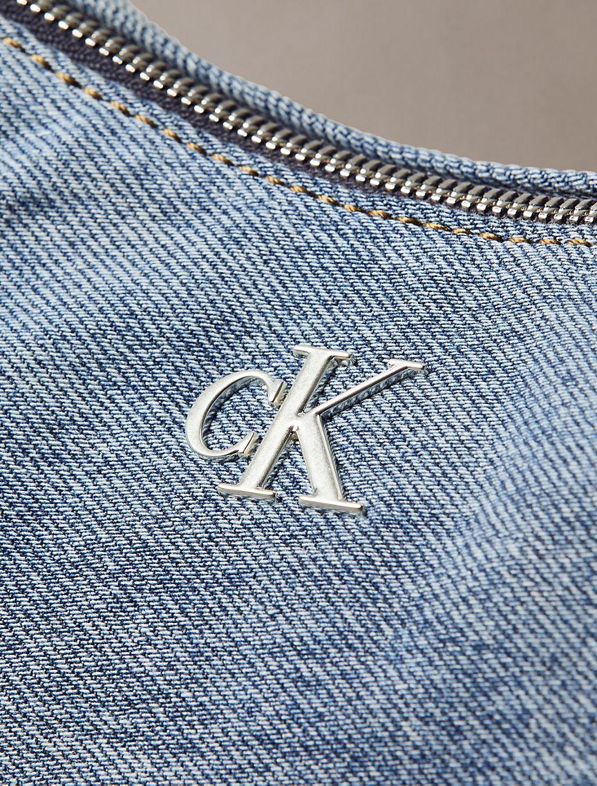 Denim Crescent Shoulder Bag Product Image