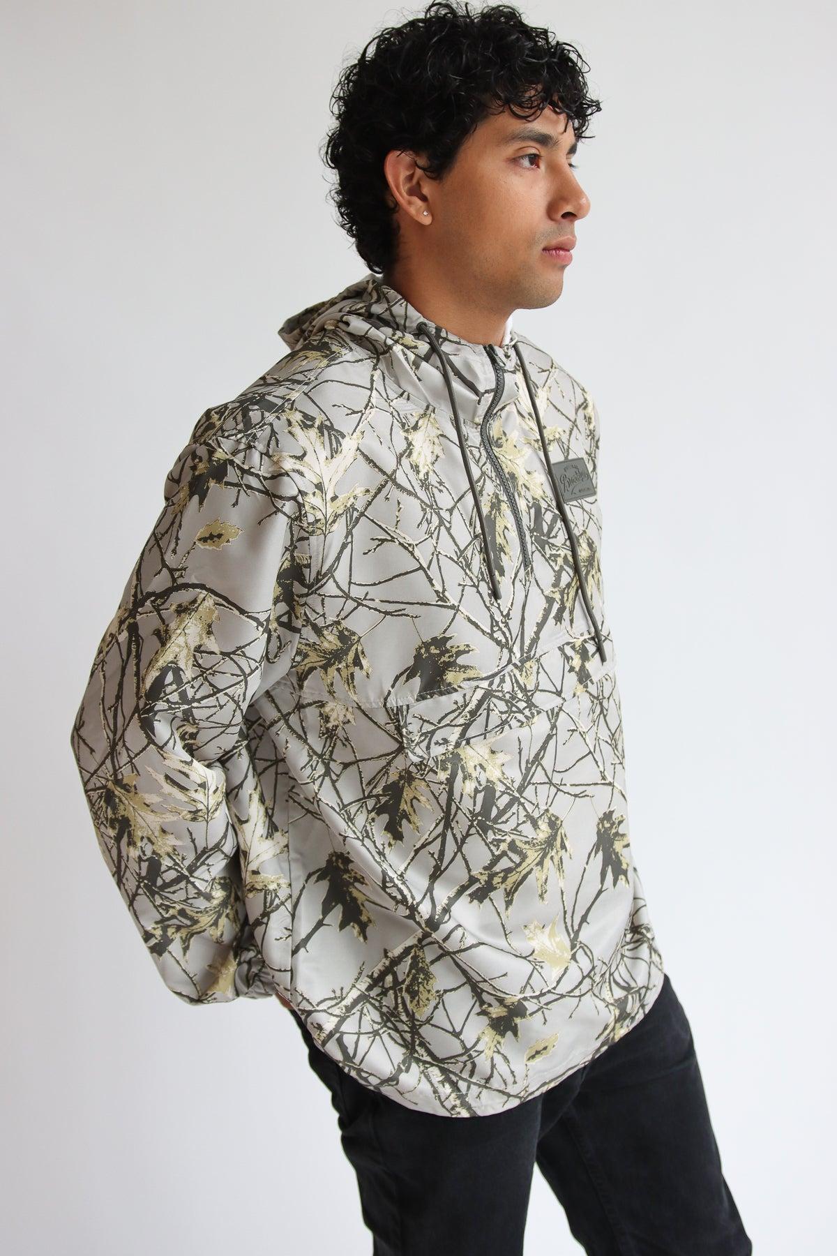 Woodland Camo Pullover Windbreaker Product Image