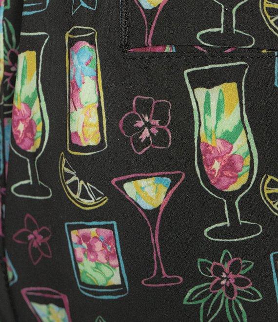 Tommy Bahama Big & Tall Baja Colada Sunset Printed 9#double; Inseam and 10#double; Inseam Boardshorts Product Image