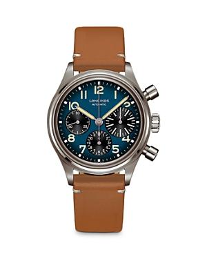 Longines Mens Avigation BigEye Automatic Brown Leather Strap Watch Product Image