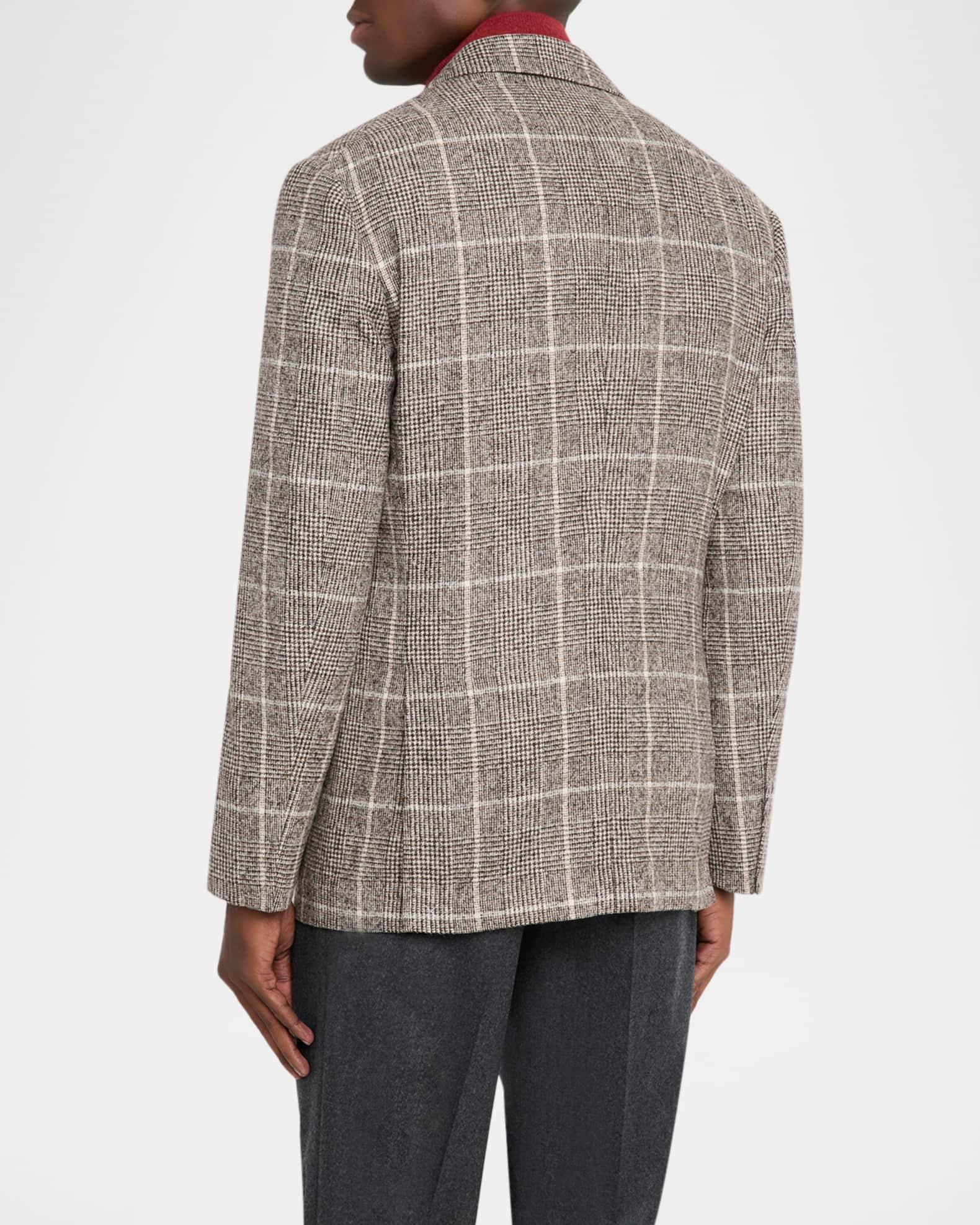Men's Prince Of Wales Overcheck Traditional Sport Jacket Product Image