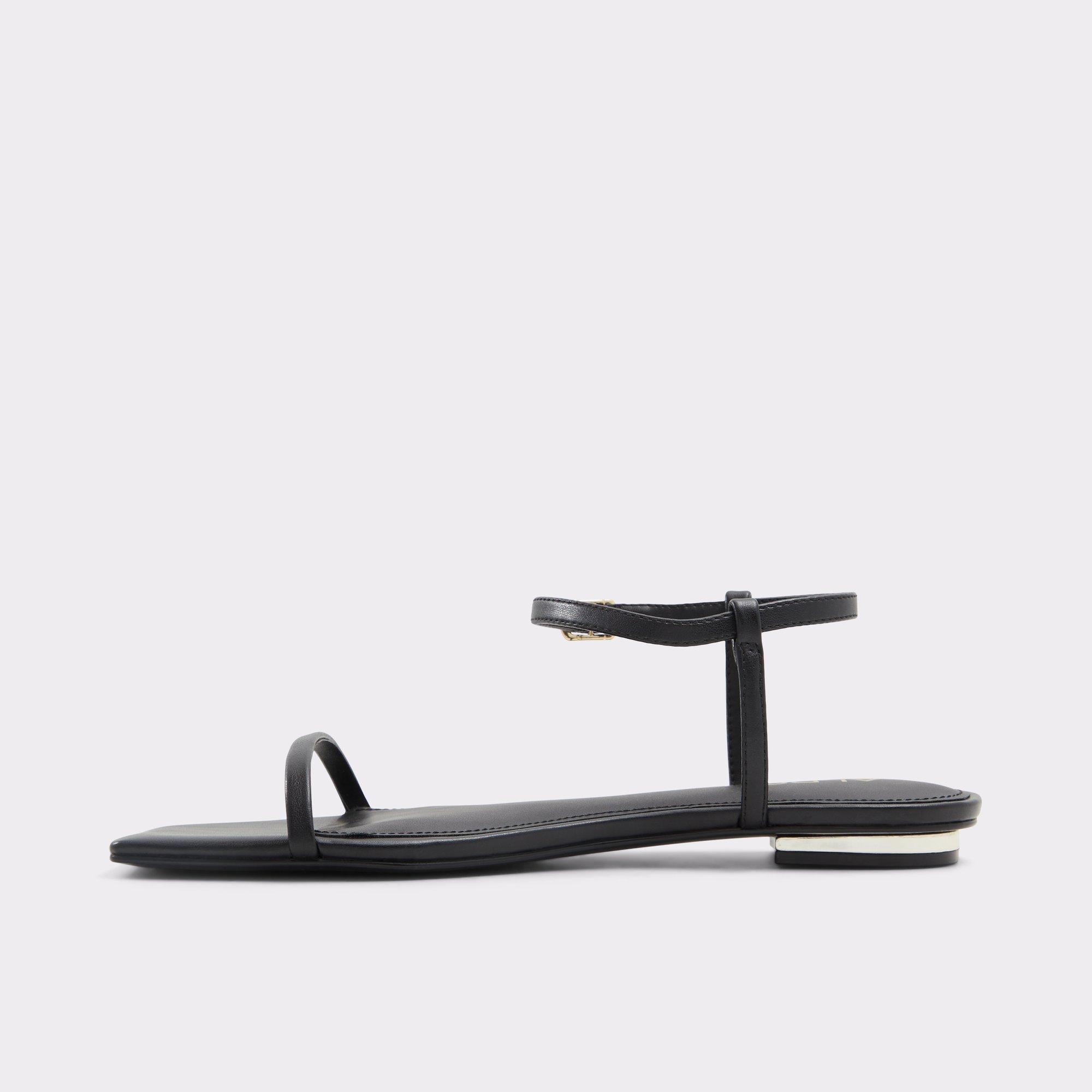Darlena Black Women's Flat Sandals | ALDO US Product Image