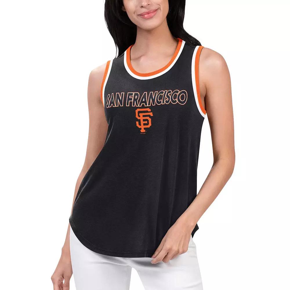 Women's G-III 4Her by Carl Banks Black San Francisco Giants Strategy Tank Top, Size: XS Product Image