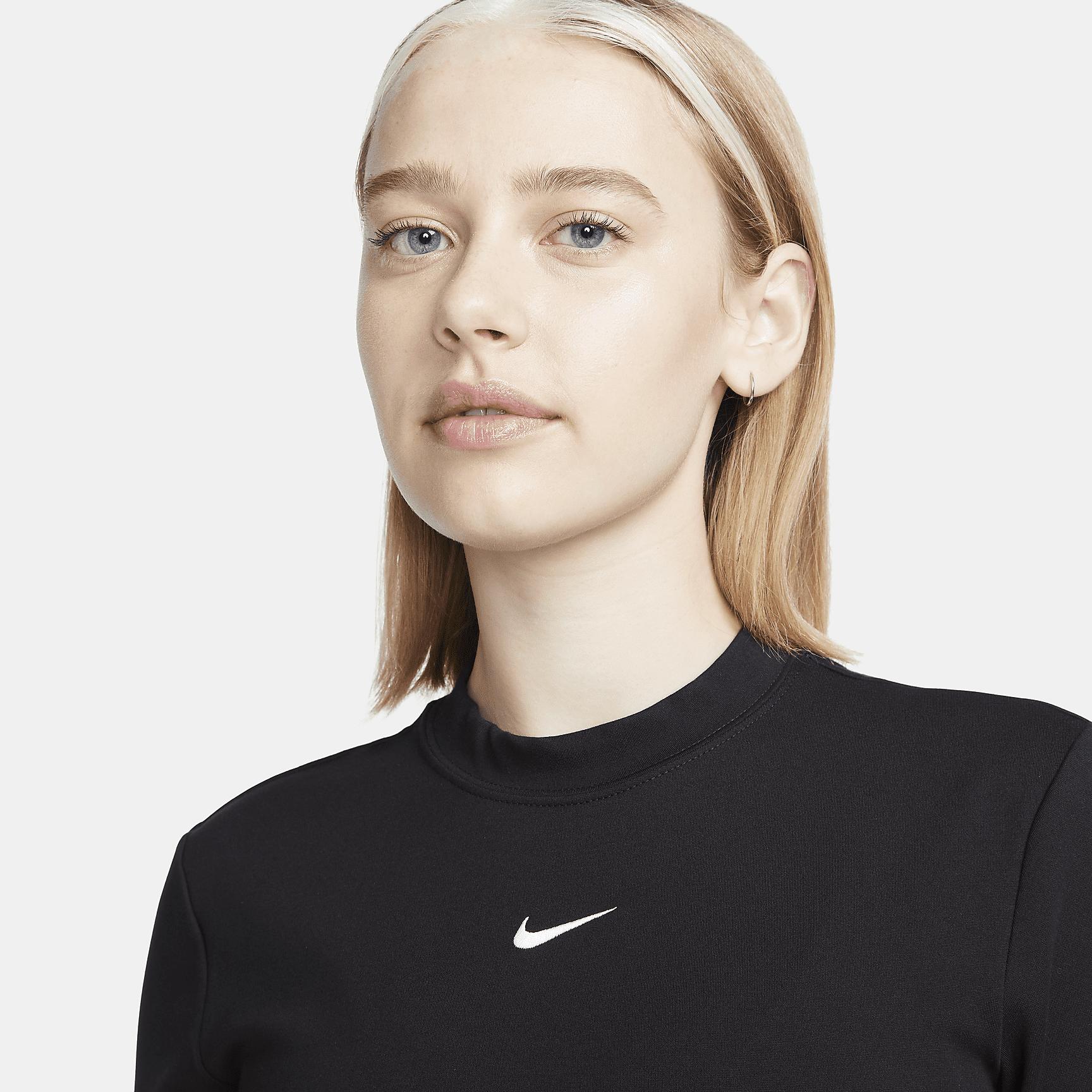Womens Nike Sportswear Essential Tight Midi Dress | DV7878-010 Product Image