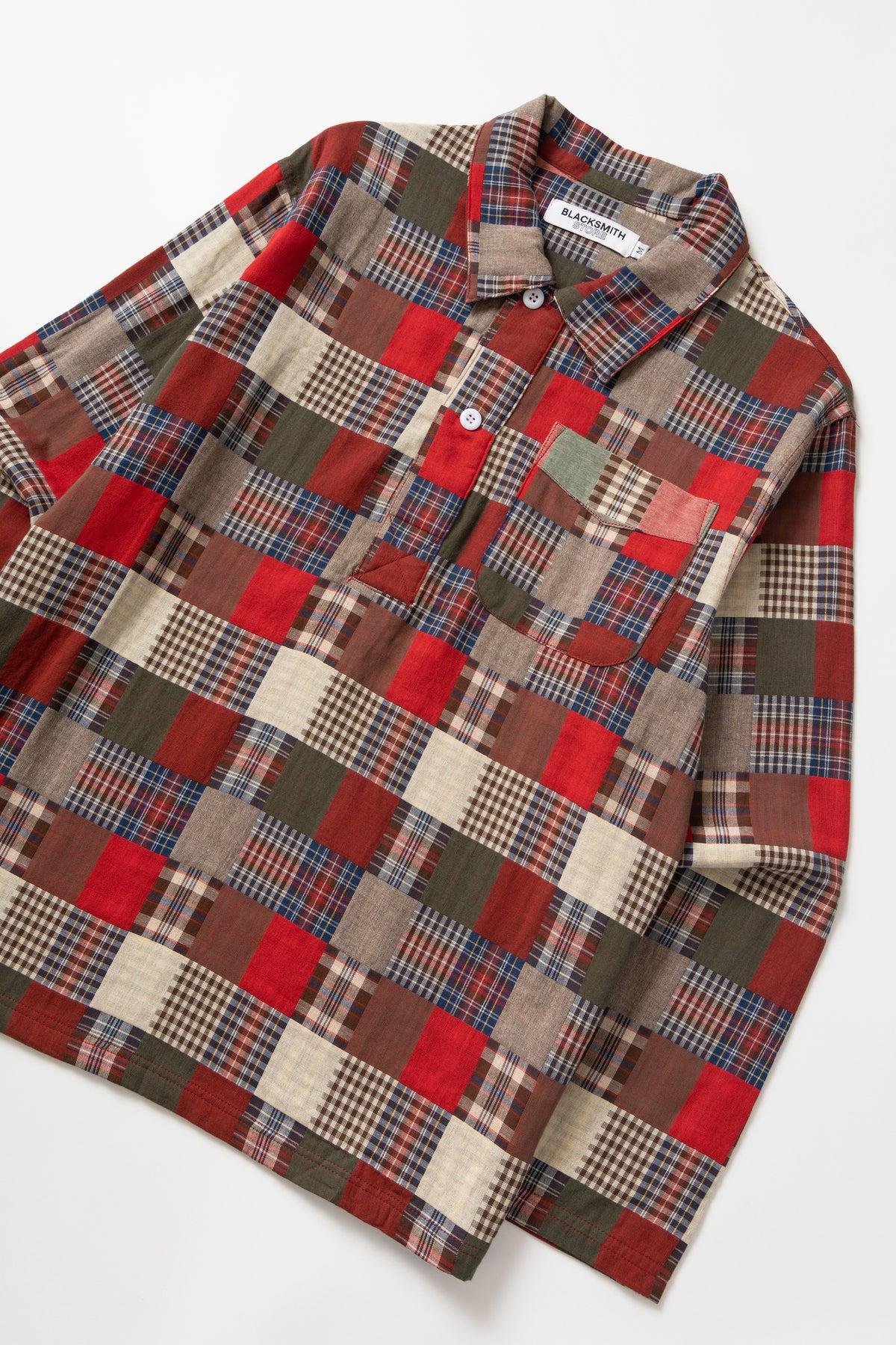 Blacksmith - Striped Two Button Popover - Plaid Product Image
