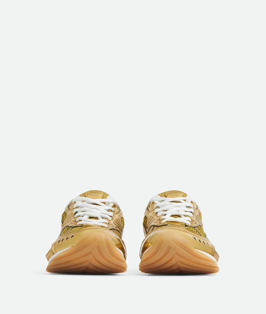 Men's Orbit Sneaker in Gold/white Product Image