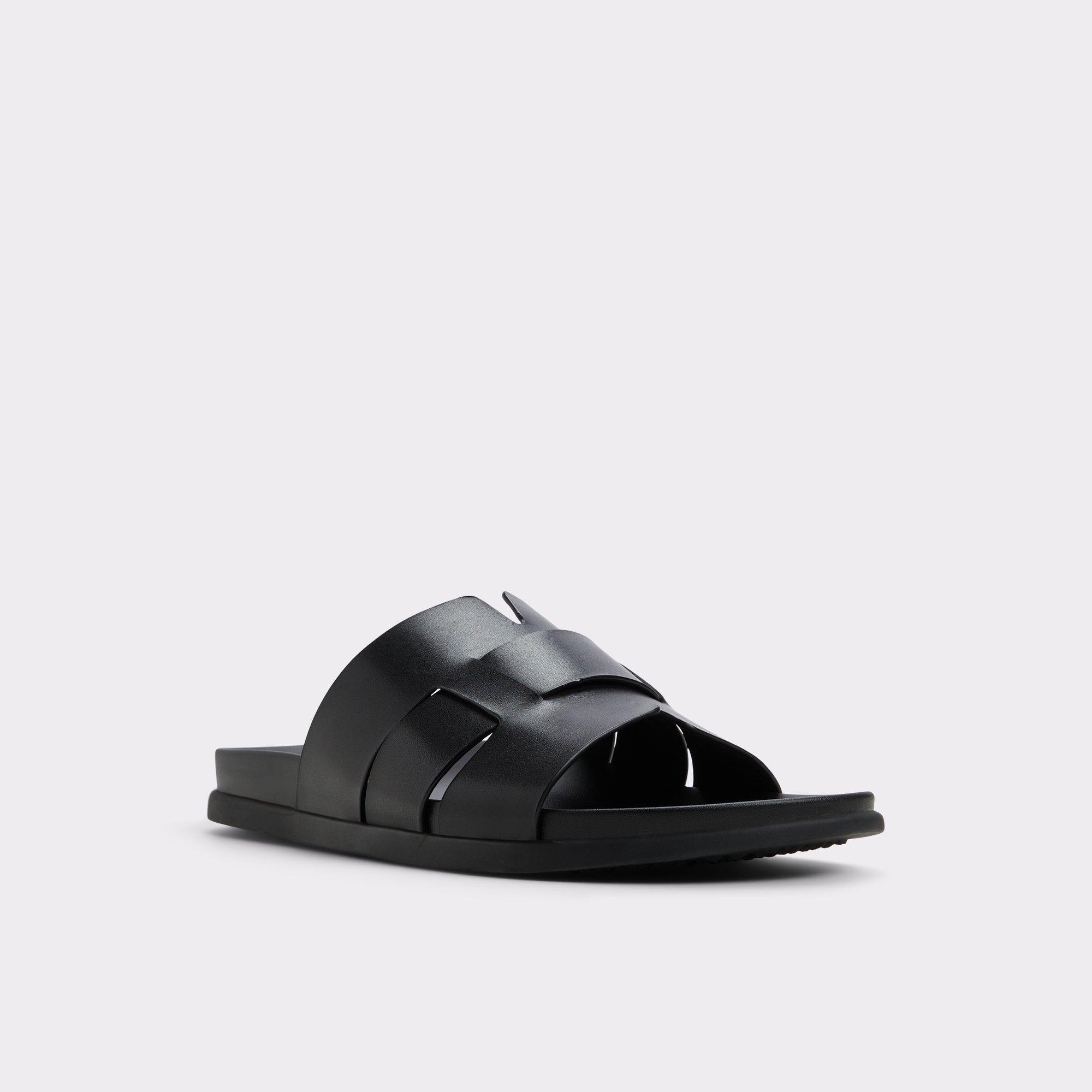 Olino Open Black Men's Slides | ALDO US Product Image