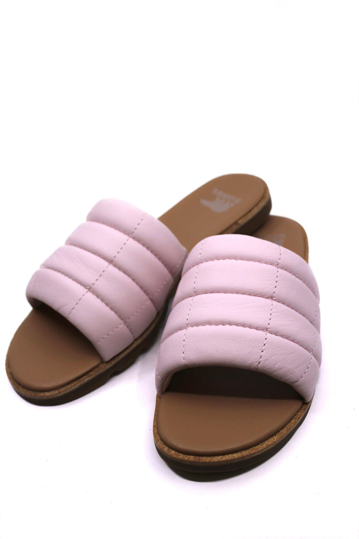 Sorel Ella III Slide Whitened Pink/Gum Product Image
