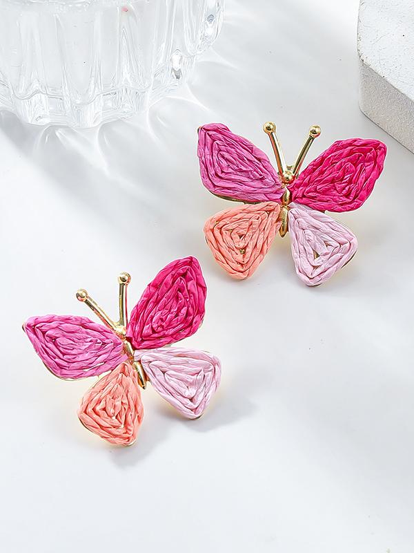 Butterfly Shape Drop Earrings Product Image