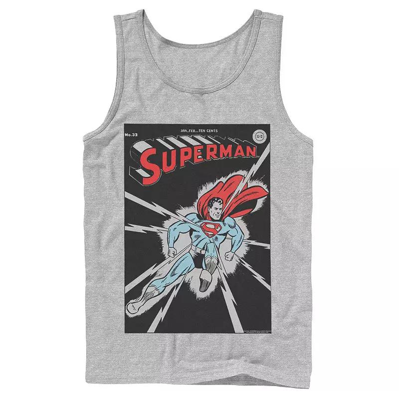 Men's DC Comics Superman No. 32 Comic Cover Poster Tank Top,  Product Image