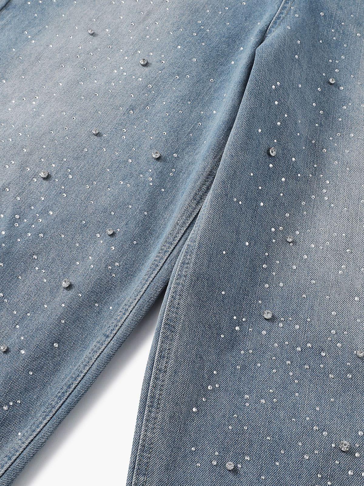 Aelfric Eden Rhinestone Baggy Jeans Product Image