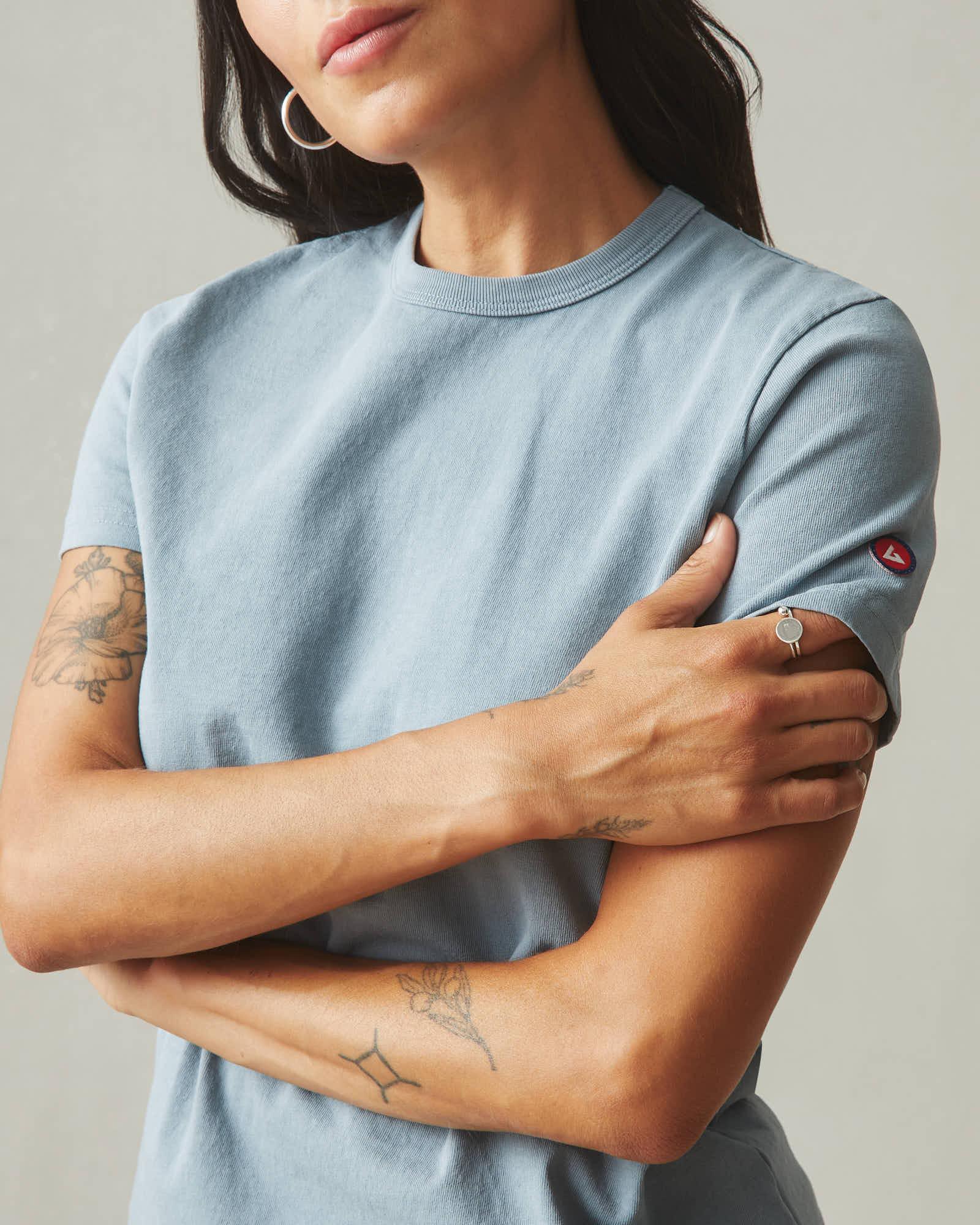 Women's Vintage Crew Tee - Washed Trooper Product Image