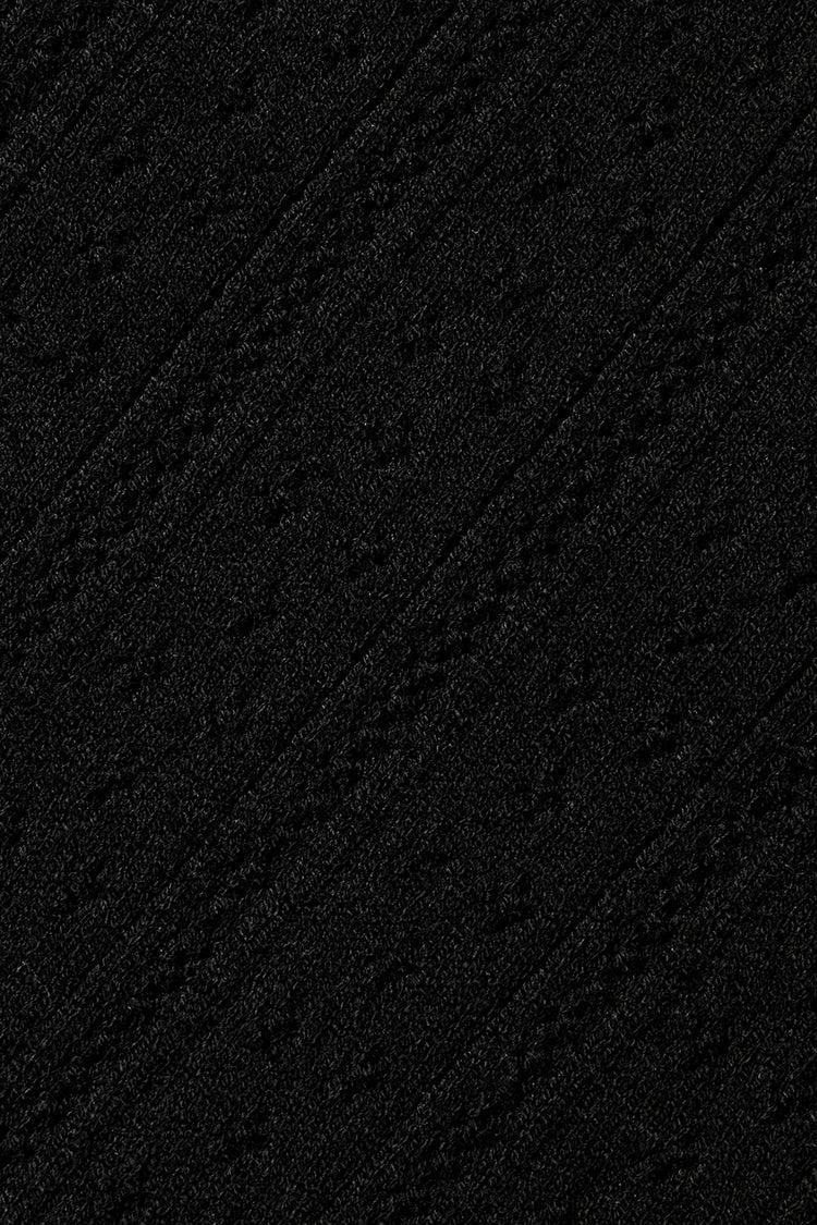 Pointelle Sweater Be Mine Bra - Black Product Image