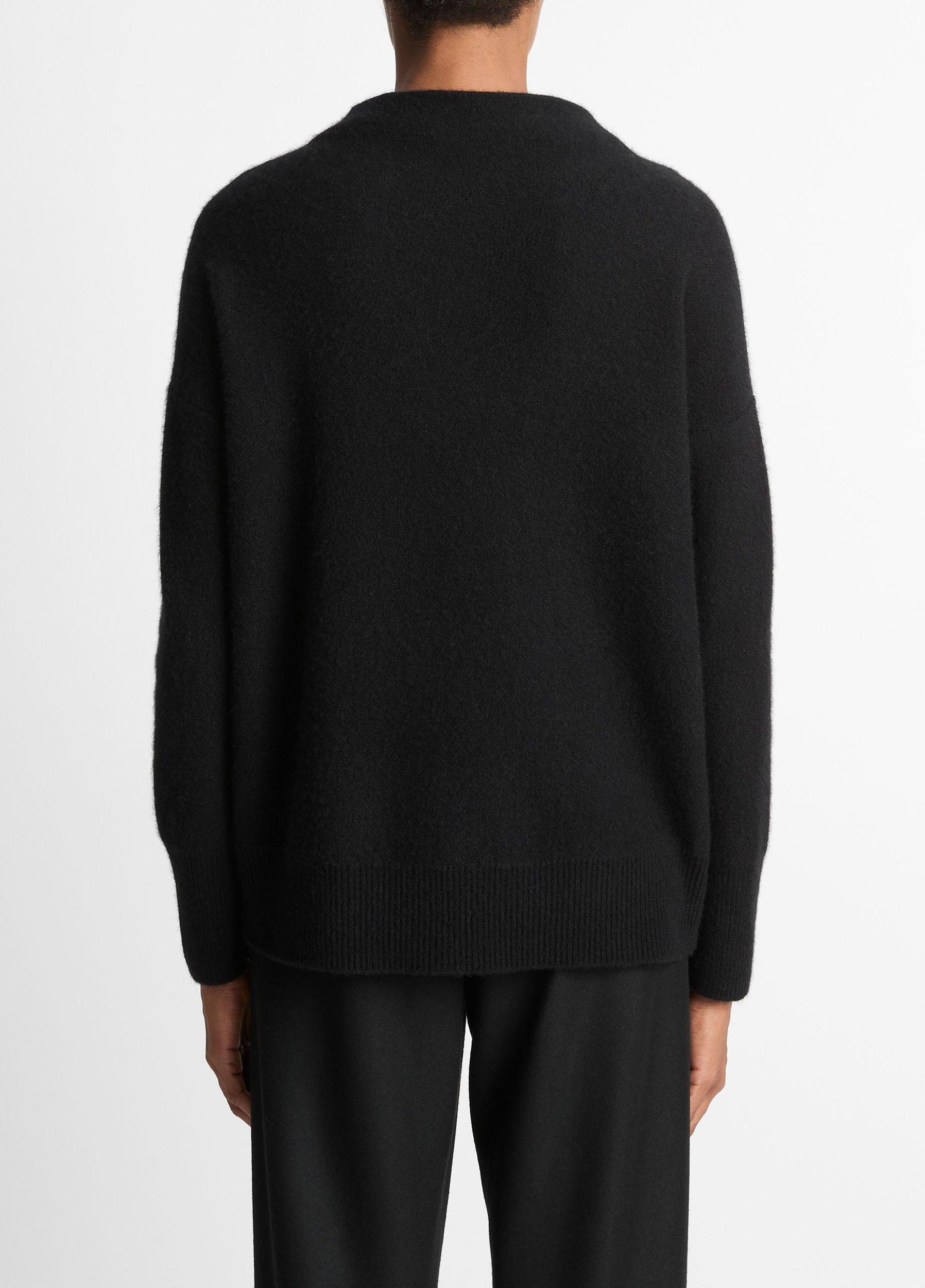 Plush Cashmere Funnel-Neck Sweater Product Image