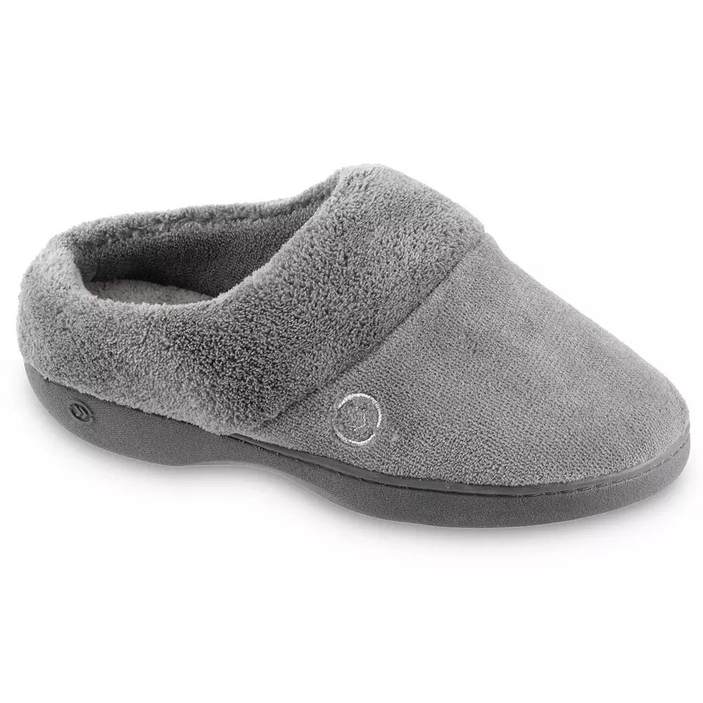 isotoner Mixed Microterry Hoodback Women's Slippers,  Product Image