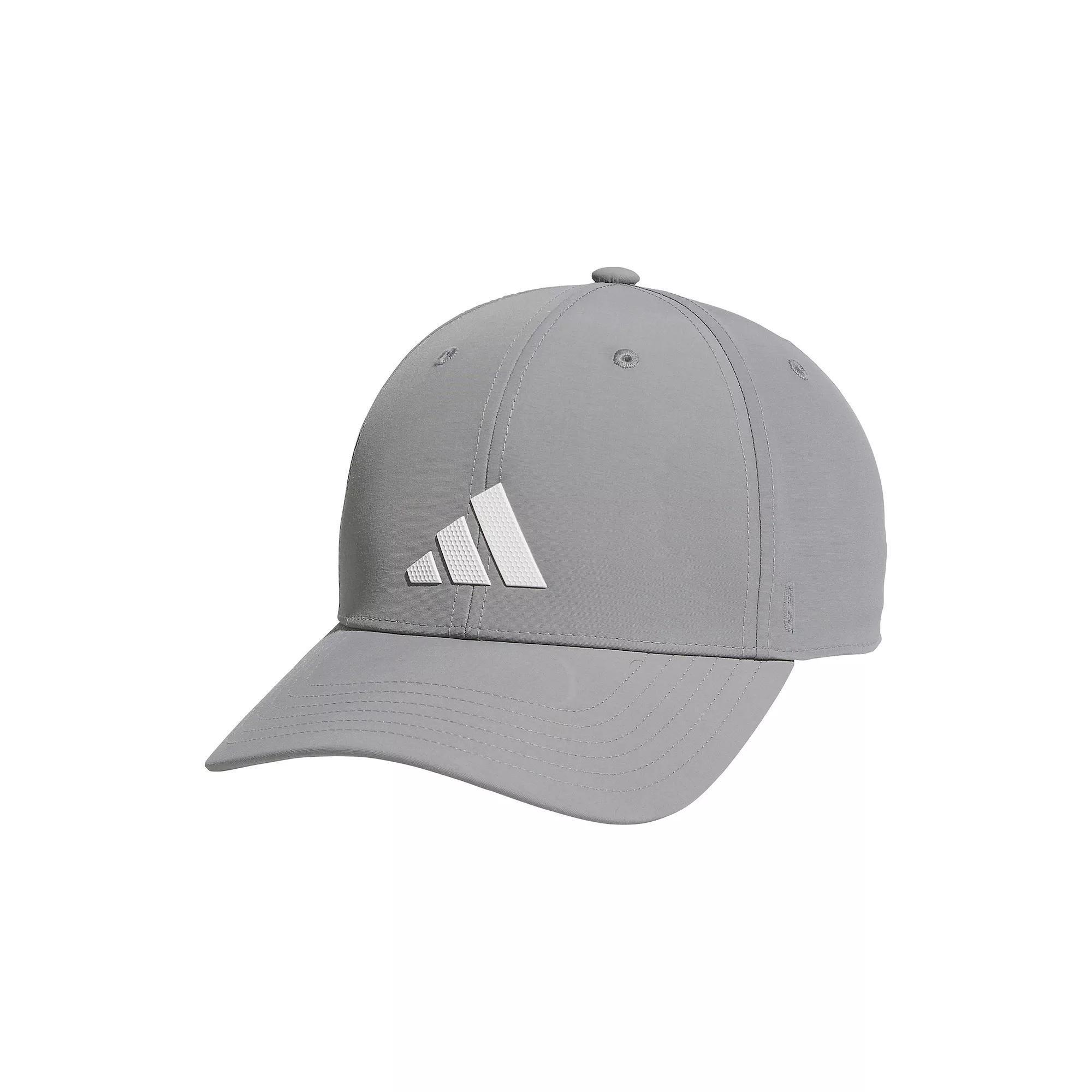 Men's adidas Golf Performance 2 Strapback Hat, Gray Product Image