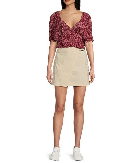 Rip Curl Beach Party Short Sleeve Ditsy Floral Woven Top Product Image