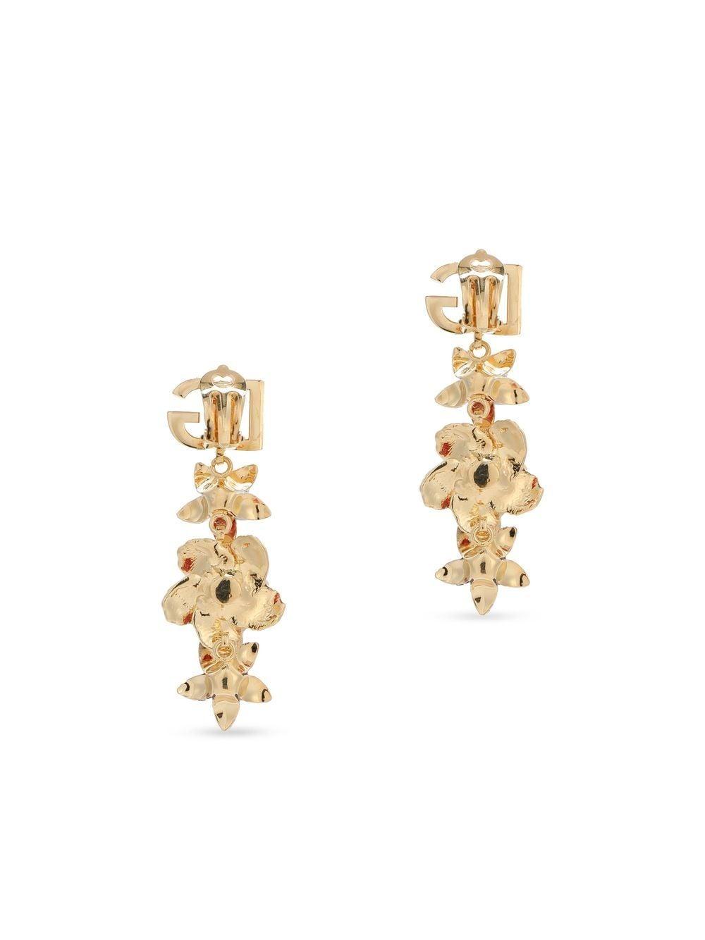 logo-detail drop earrings  Product Image