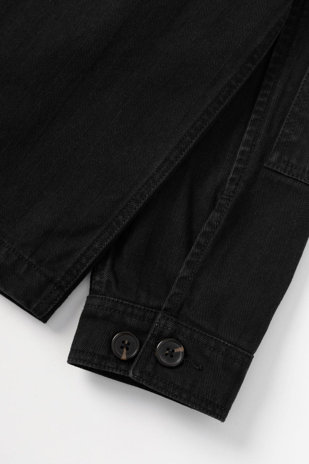 Blacksmith - Herringbone Jungle Jacket - Black Product Image