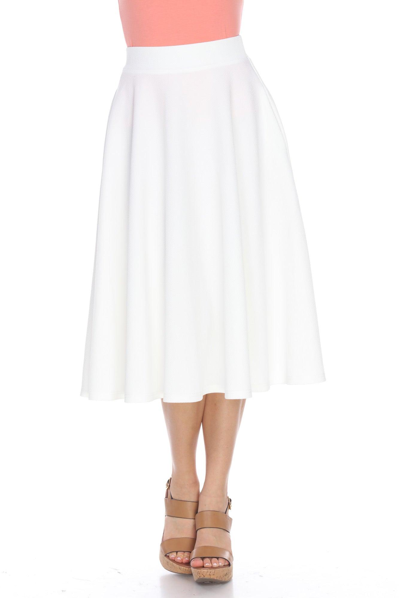 Tasmin Flare Midi Skirts Product Image