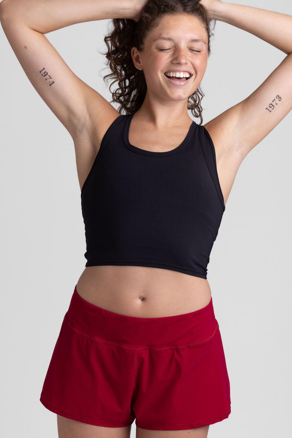 Poppy Run Short - Cranberry Female Product Image