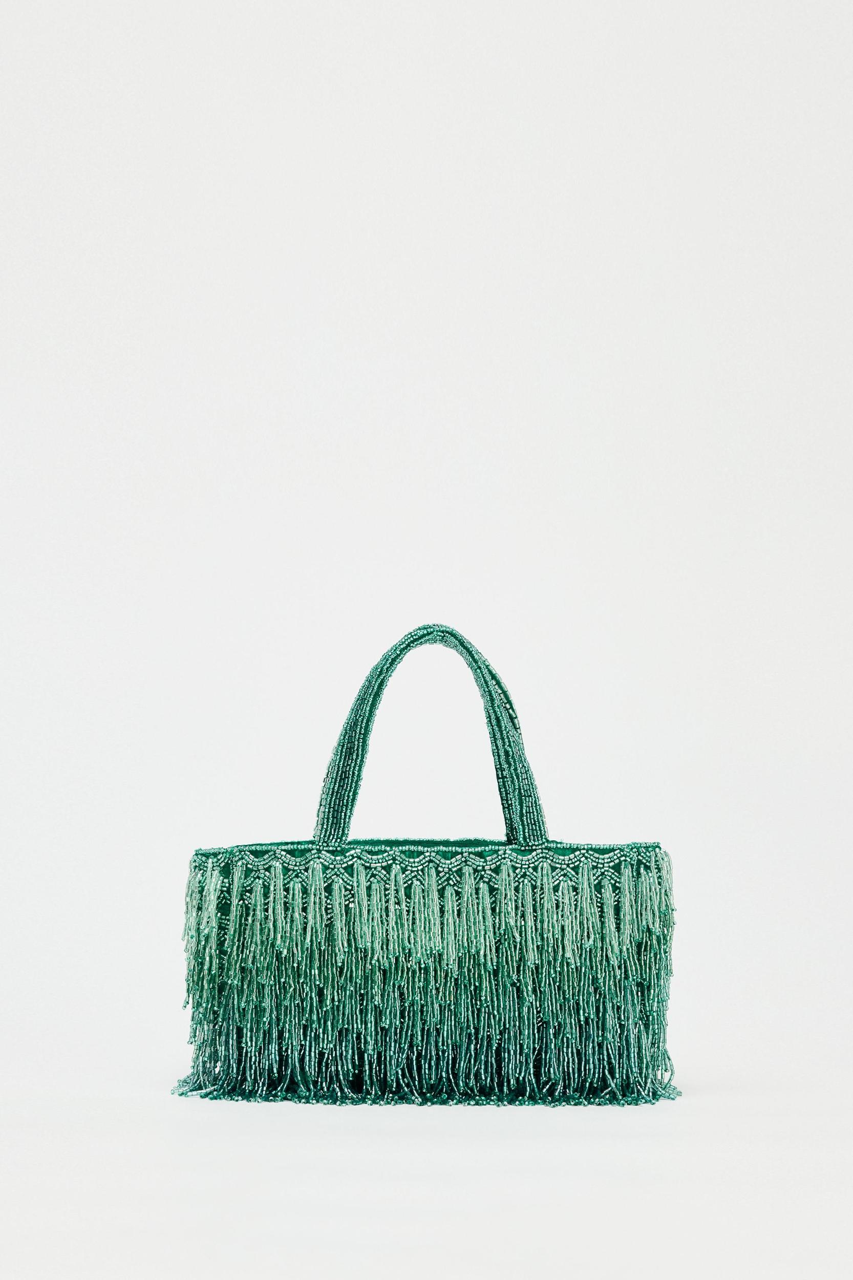 RHINESTONE FRINGE BAG Product Image
