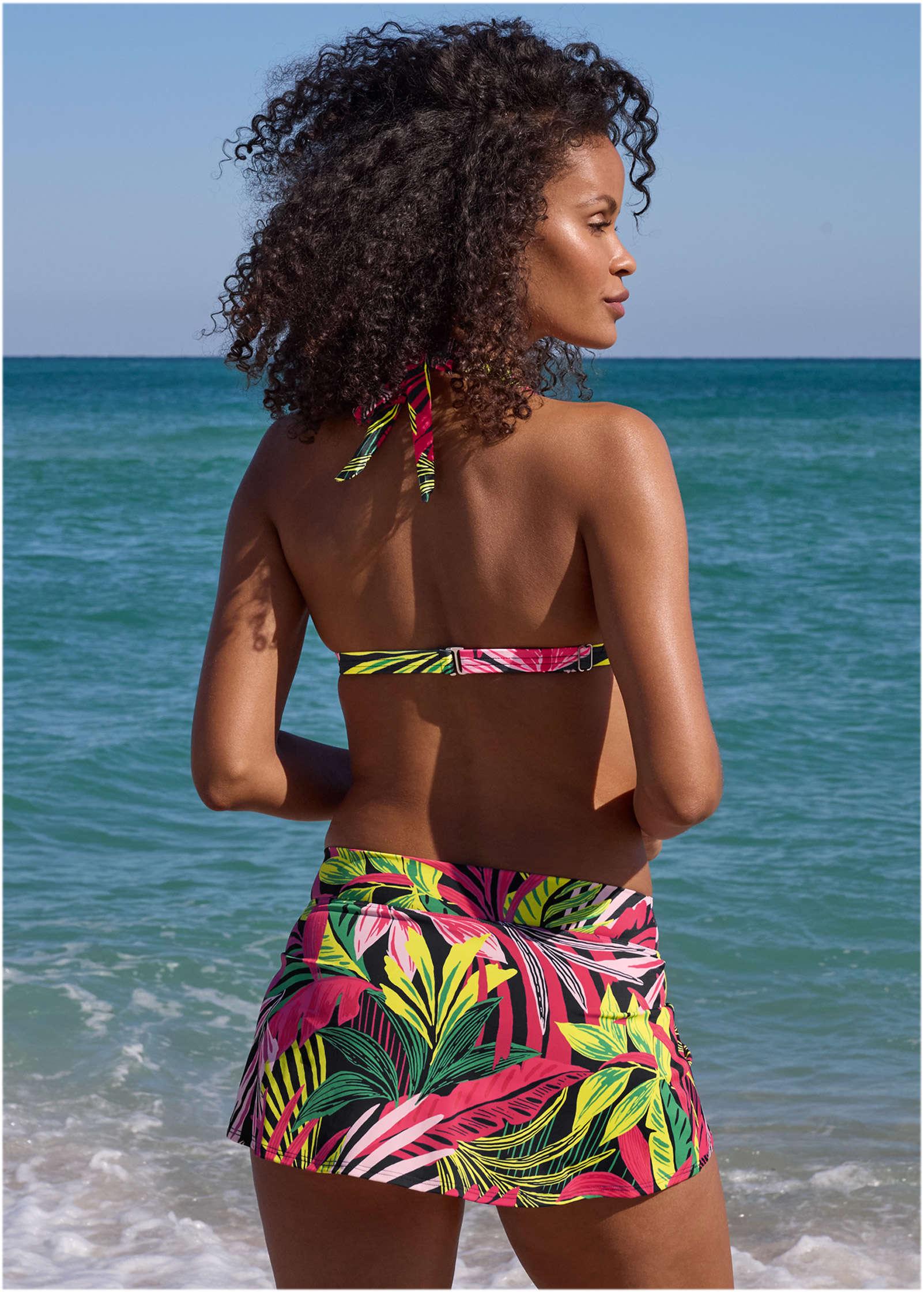 Aruba Swim Skirt - Polynesian Palm Product Image
