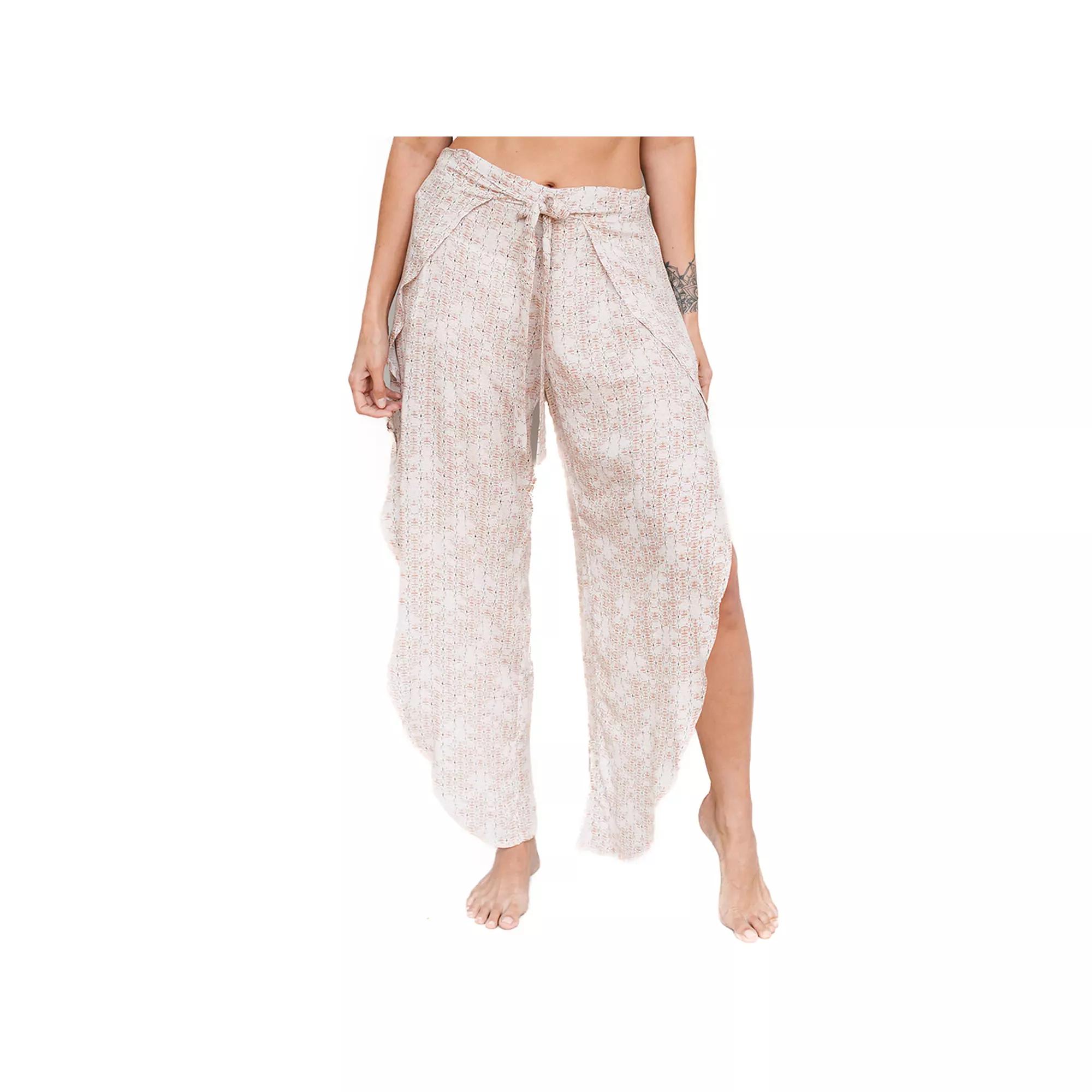 Womens J. Valdi Tulip Cover-Up Swim Pants Product Image