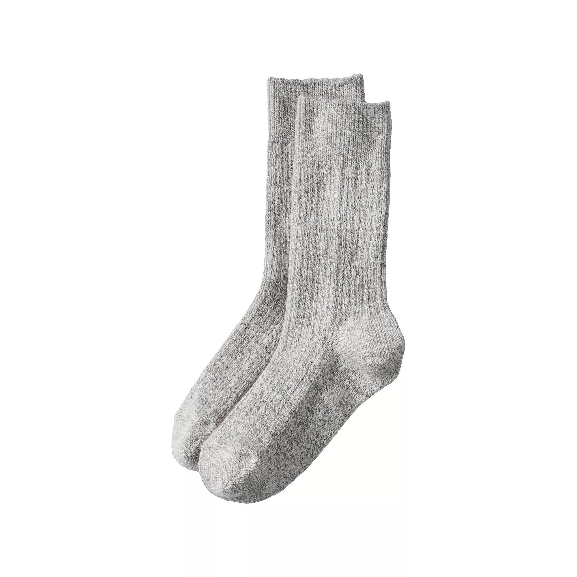Women's Lands' End Marl Crew Camp Socks,  Product Image