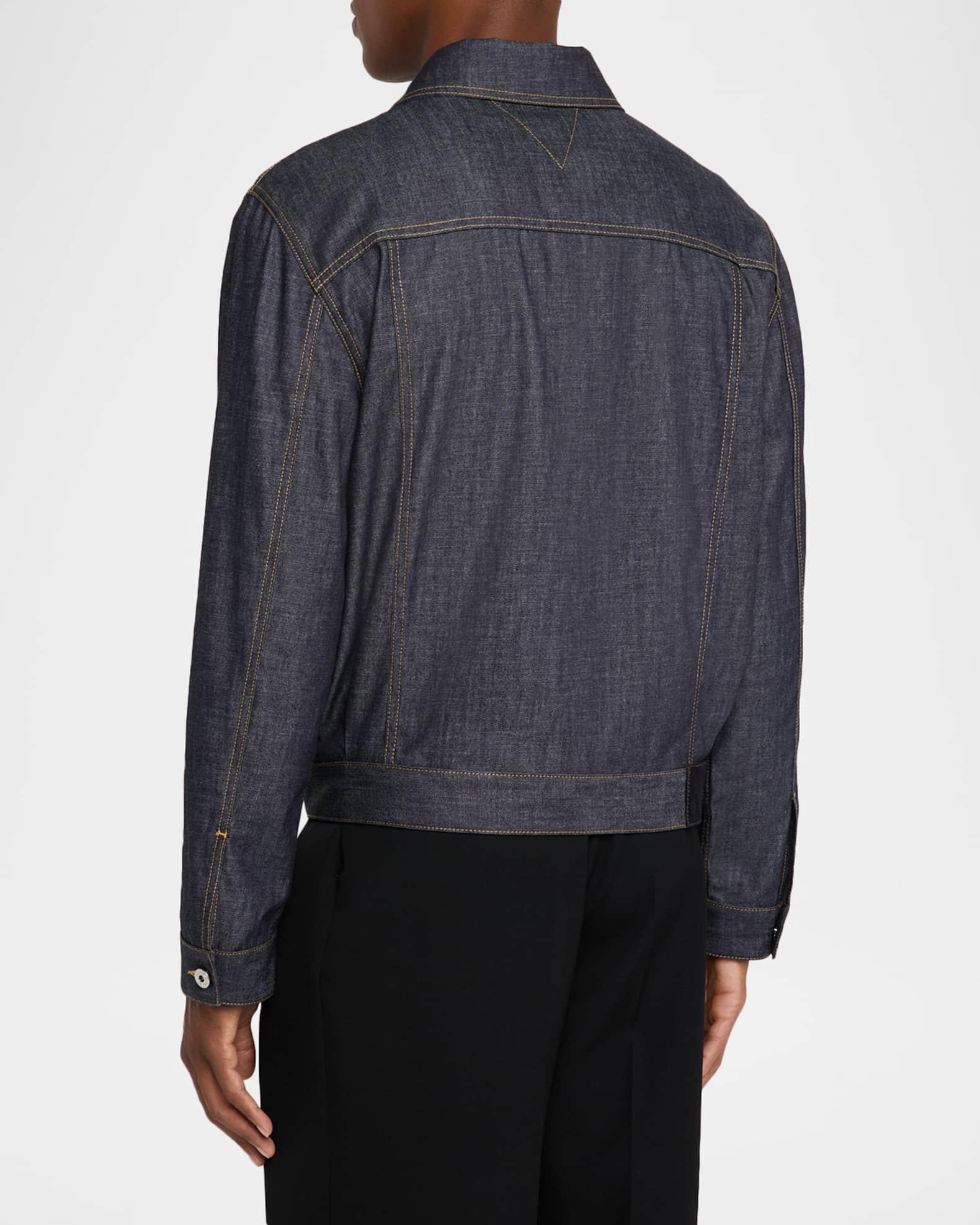 Men's Indigo Denim Jacket  Product Image