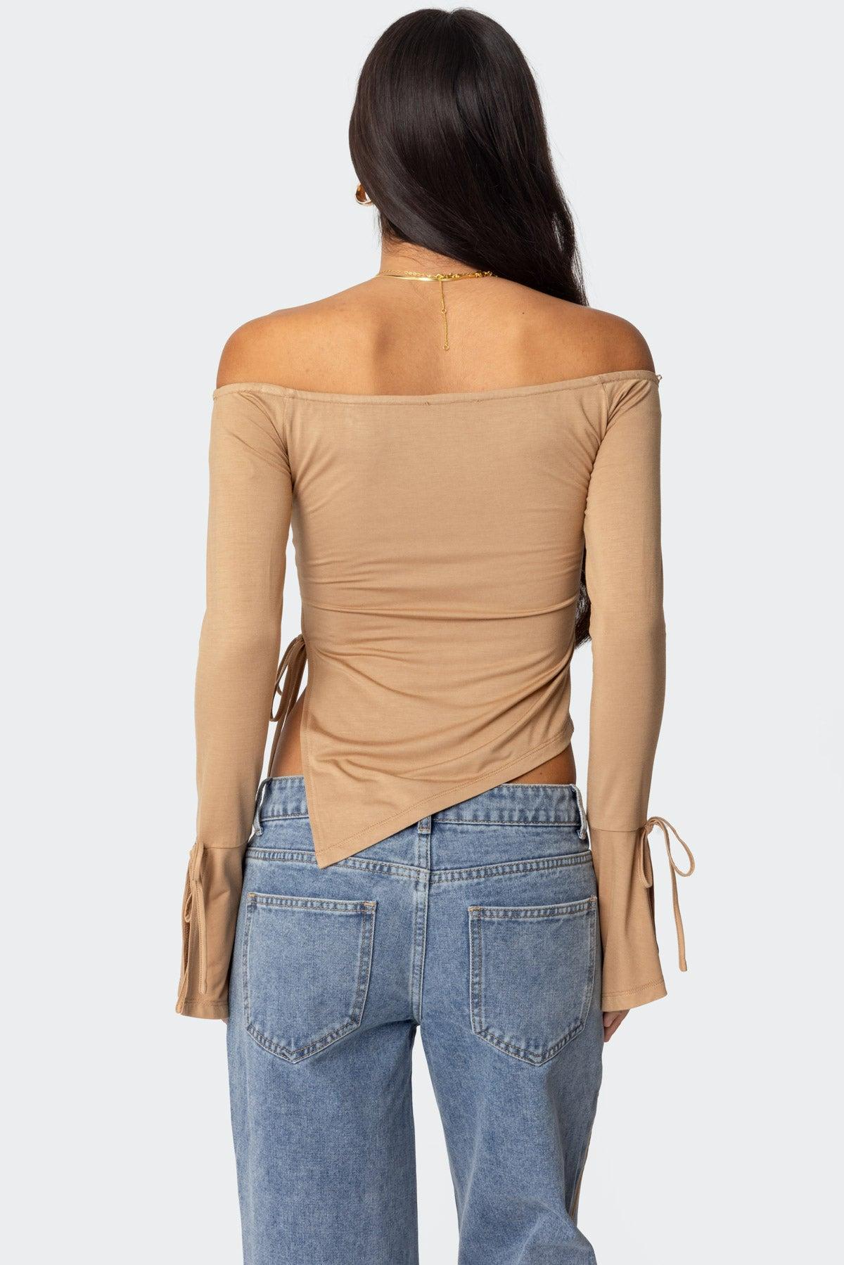 Jeni Asymmetric Off Shoulder Top Product Image