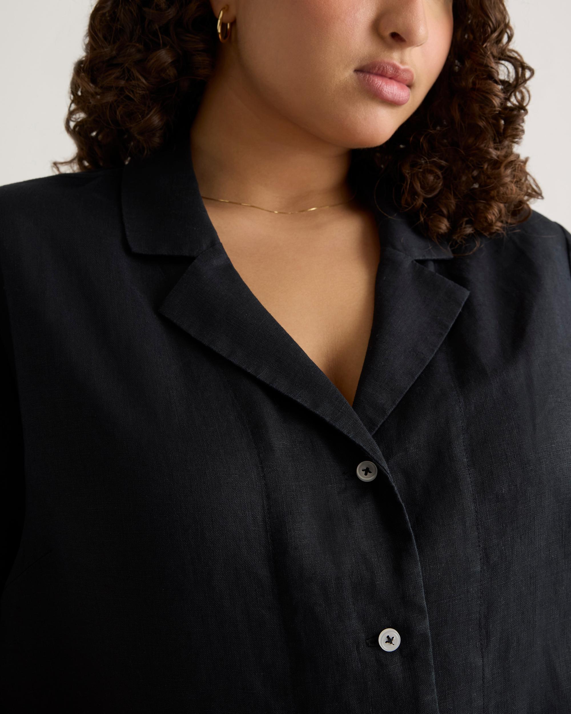 Quince | Women's 100% European Linen Short Sleeve Shirt Product Image