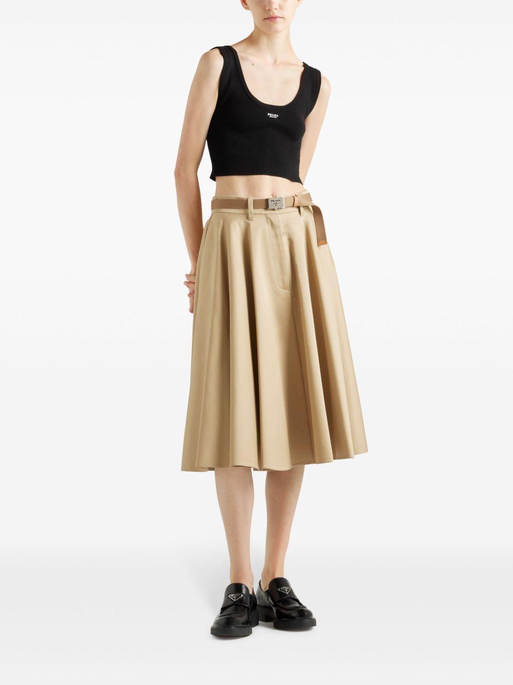 chino midi skirt Product Image