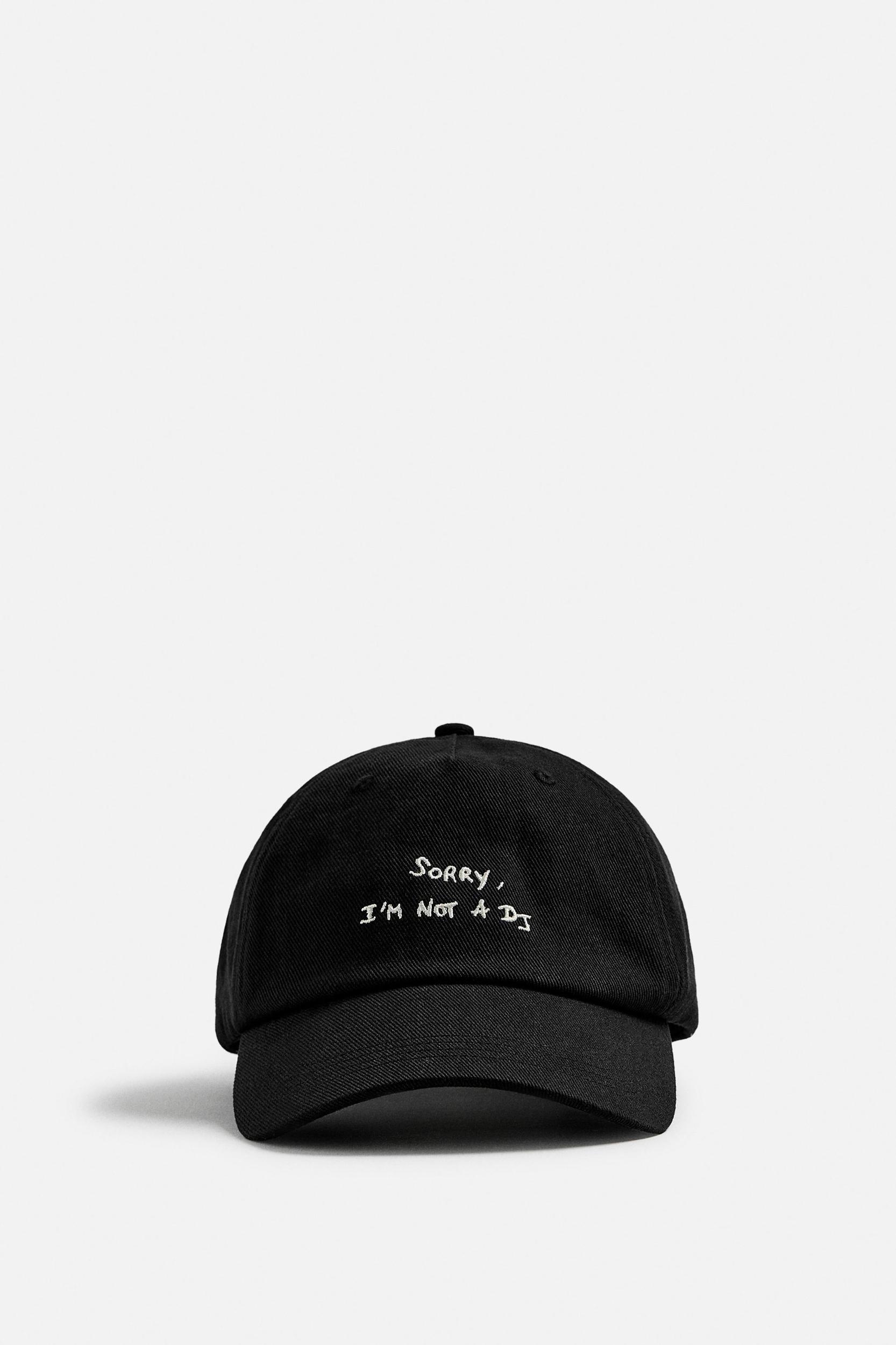 EMBROIDERED TEXT CAP Product Image