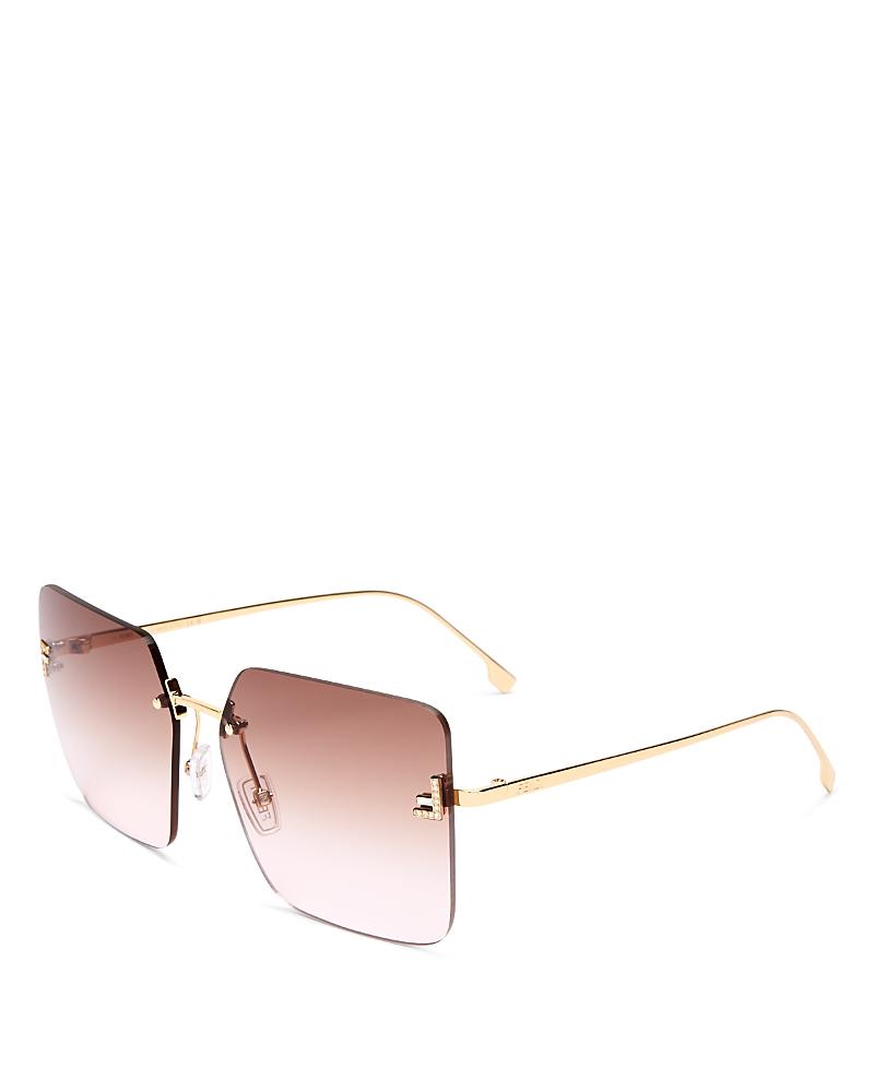 Fendi Rimless Square Sunglasses, 59mm Product Image