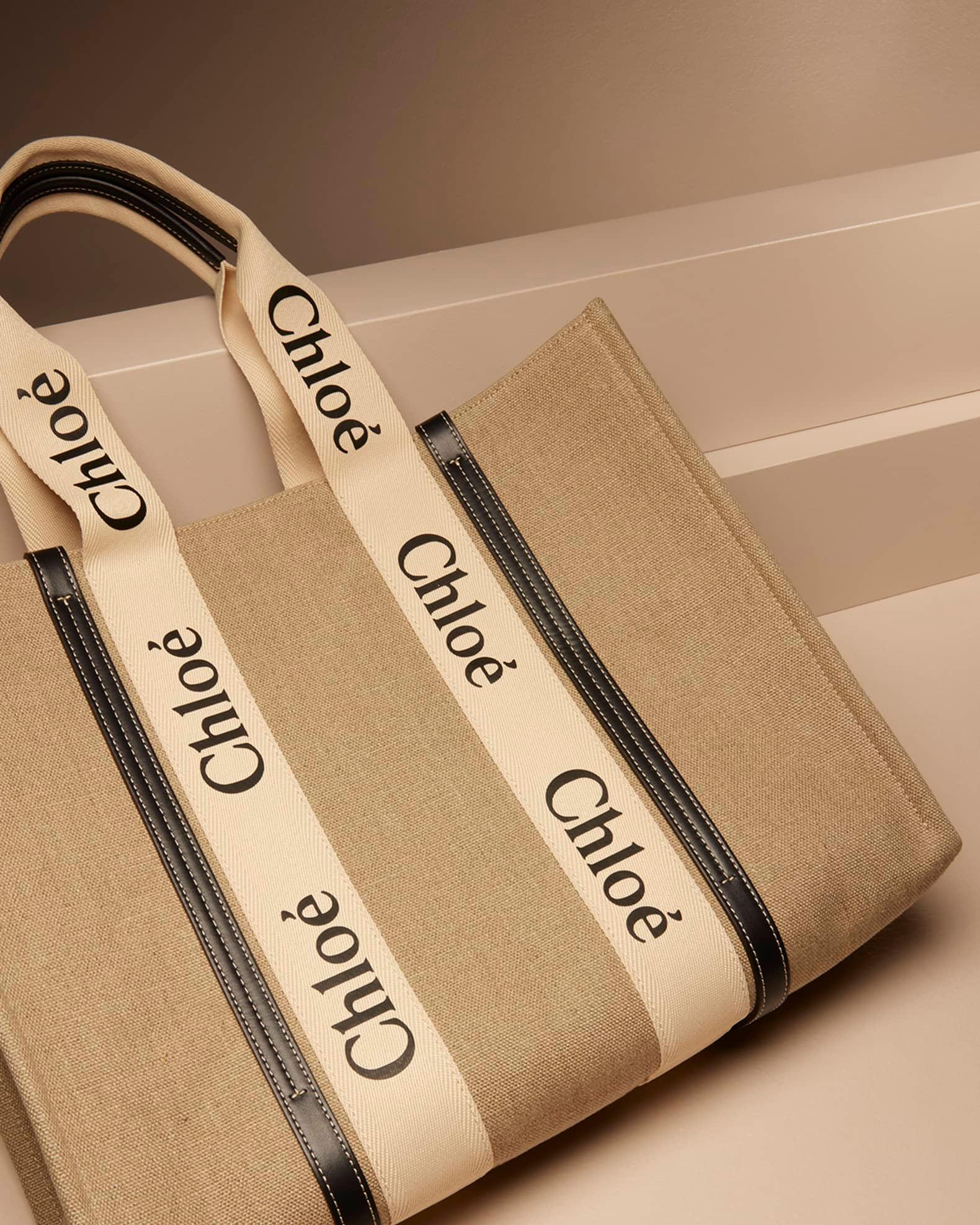 Woody Large Tote Bag in Linen Product Image