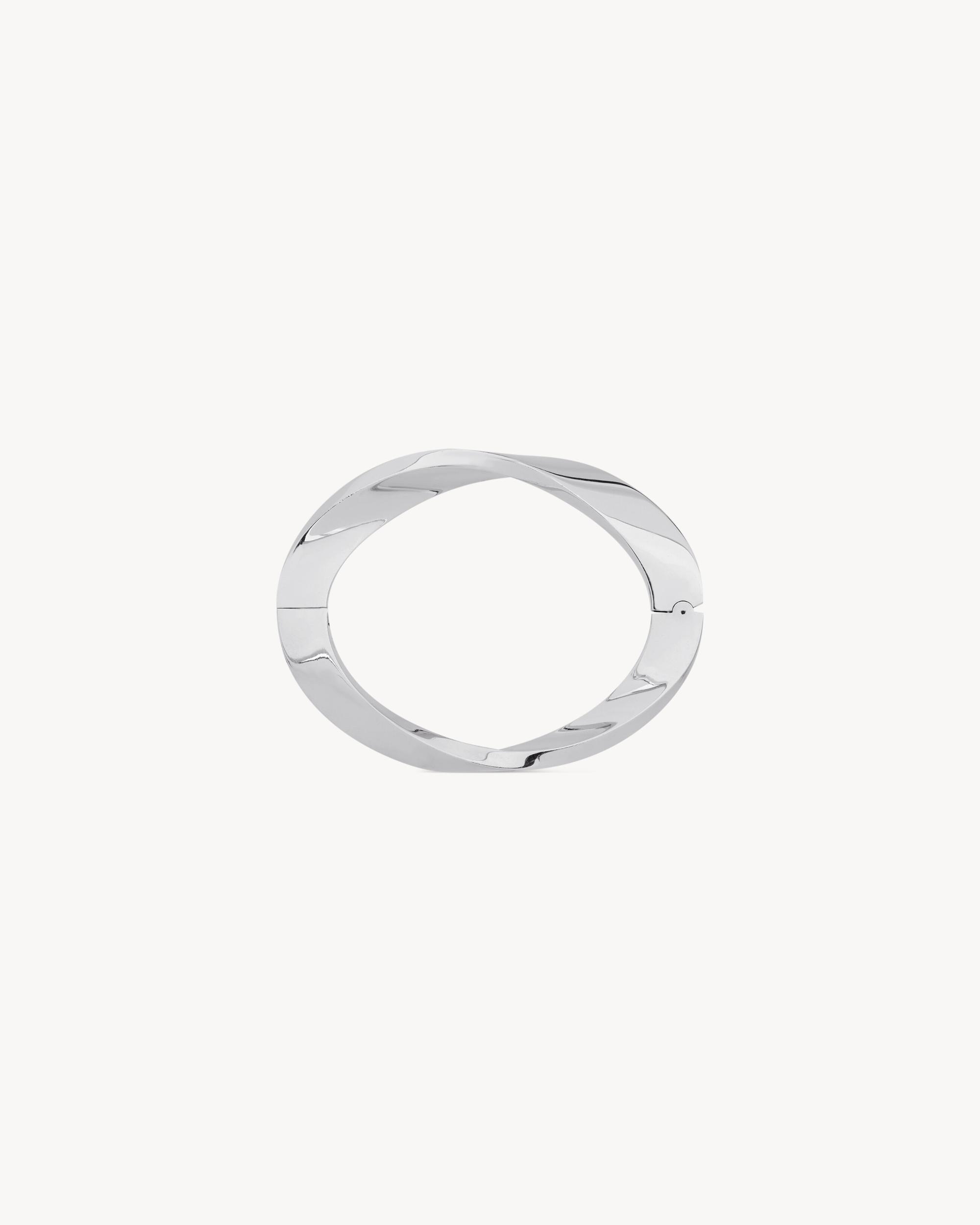 twist bracelet in 18K grey gold Product Image