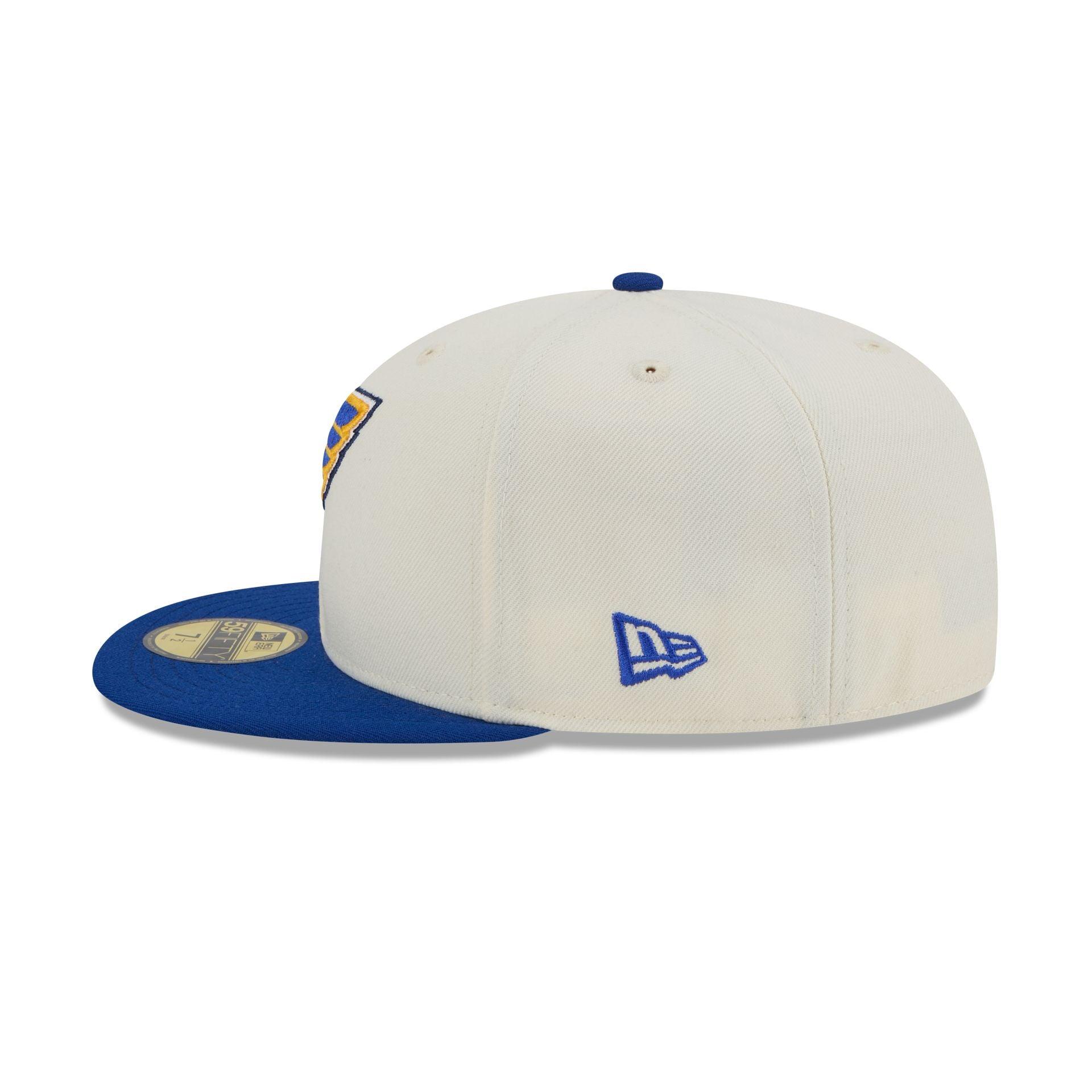 St. Louis Blues Chrome White 59FIFTY Fitted Hat Male Product Image