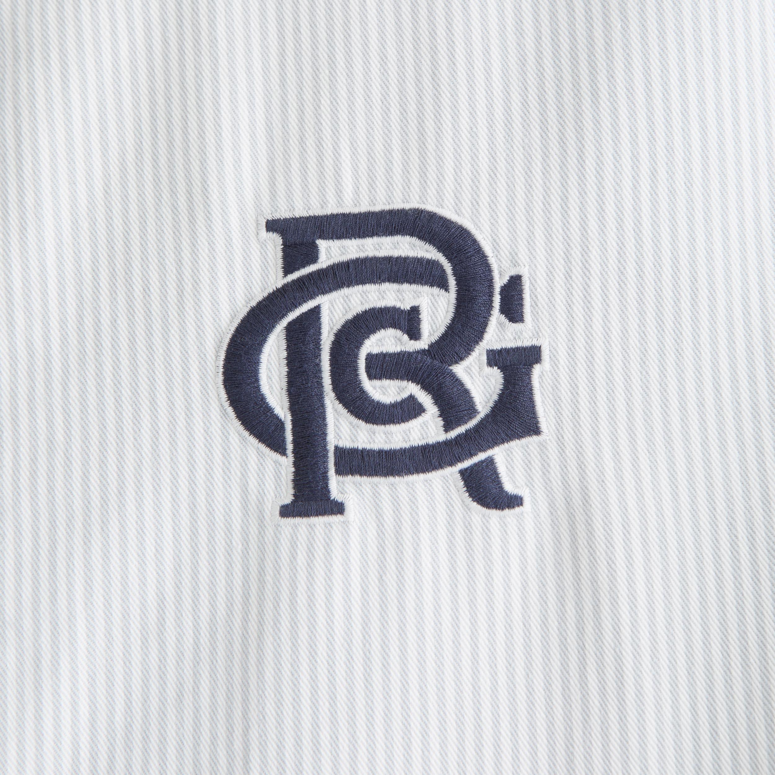 Short-Sleeve Cropped Random Golf Club Button-Up Shirt Product Image