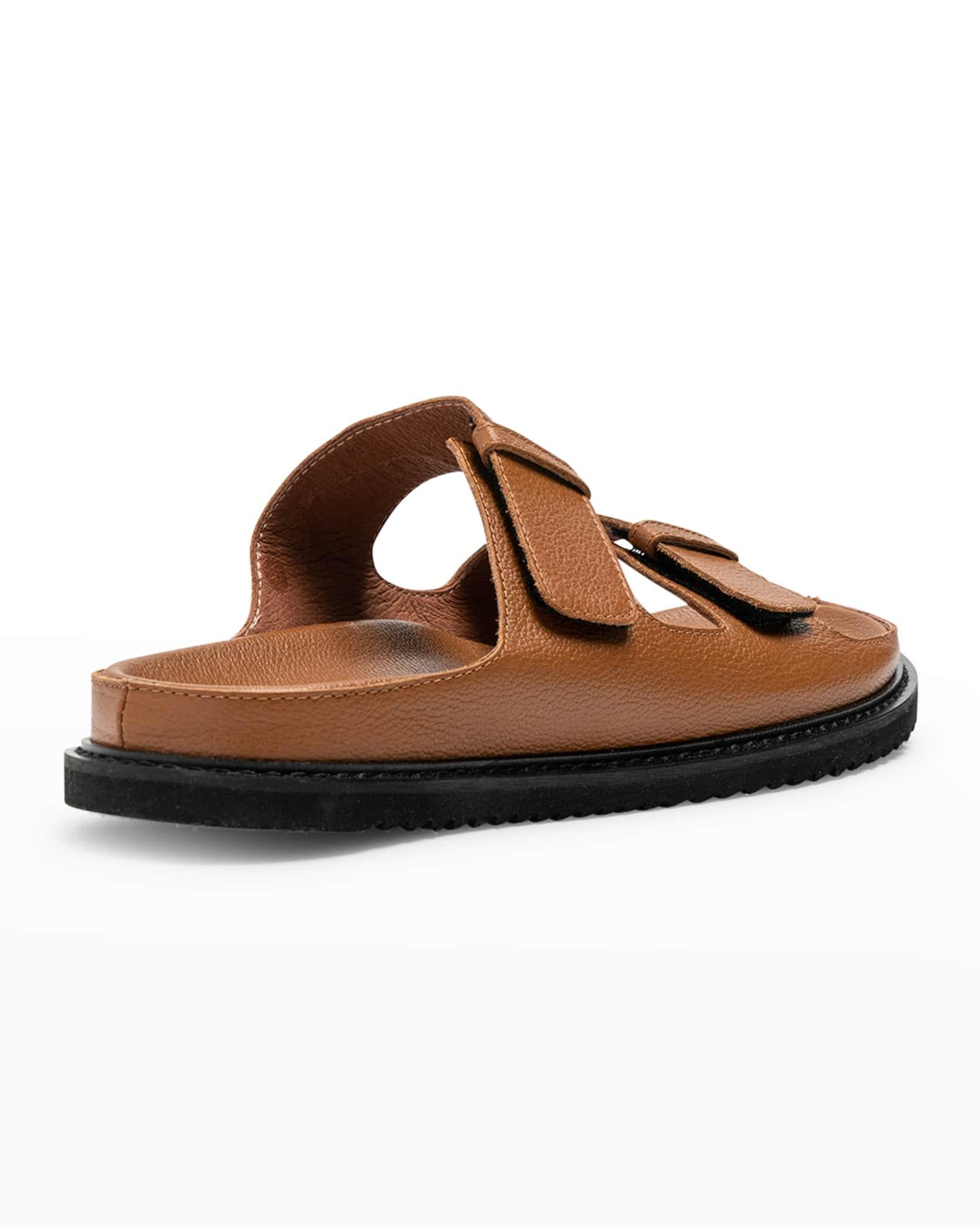 Men's Palm Park Leather Slide Sandals Product Image