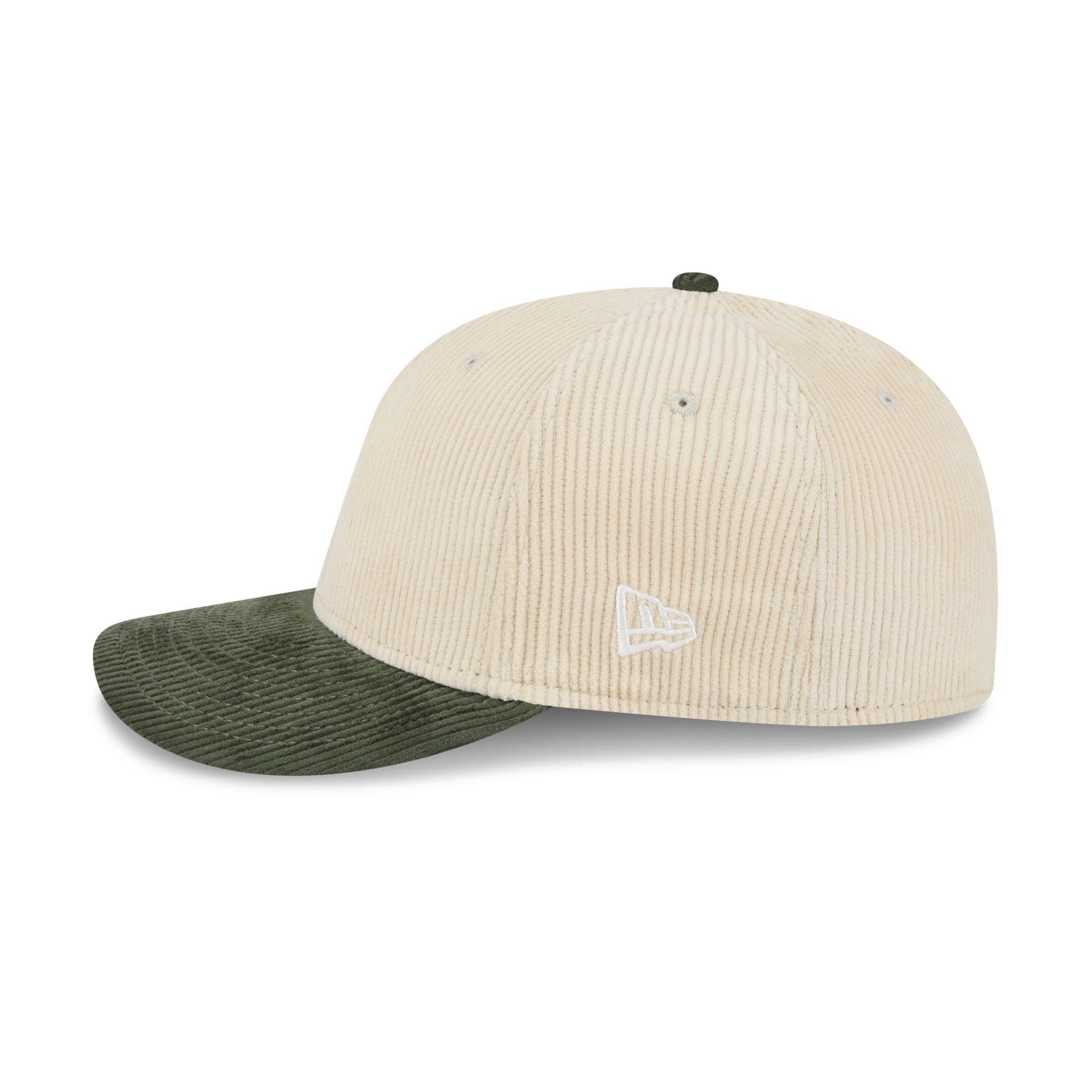 New Era Cap New Olive Corduroy Visor Low Profile 59FIFTY Fitted Hat Male Product Image