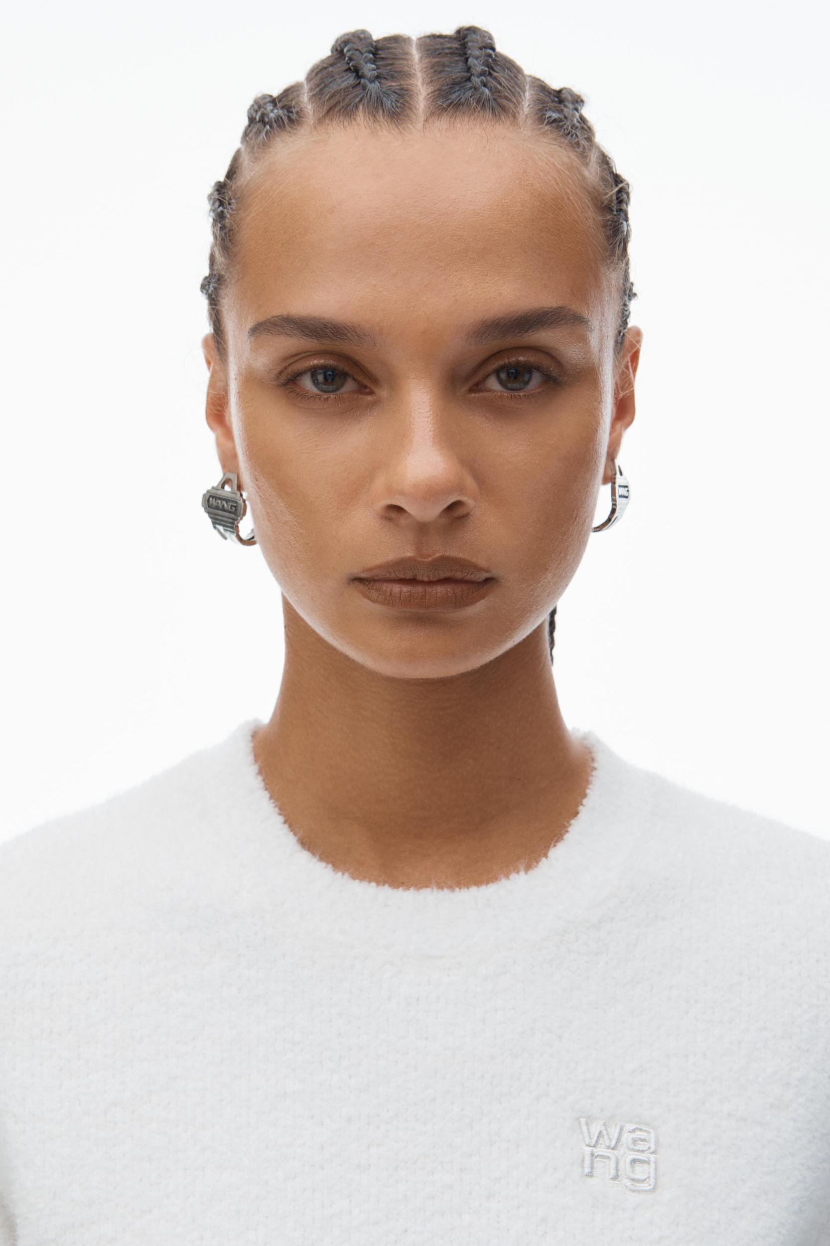 Logo Cropped Sweater Tee Product Image