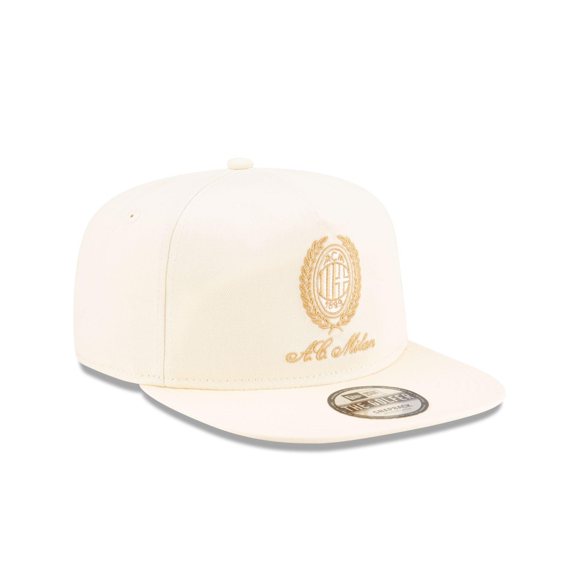 AC Milan Heritage Gold White Golfer Hat Male Product Image