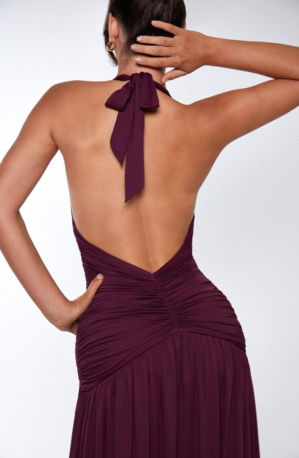 Melania Maxi Dress - Cherry Lacquer Product Image