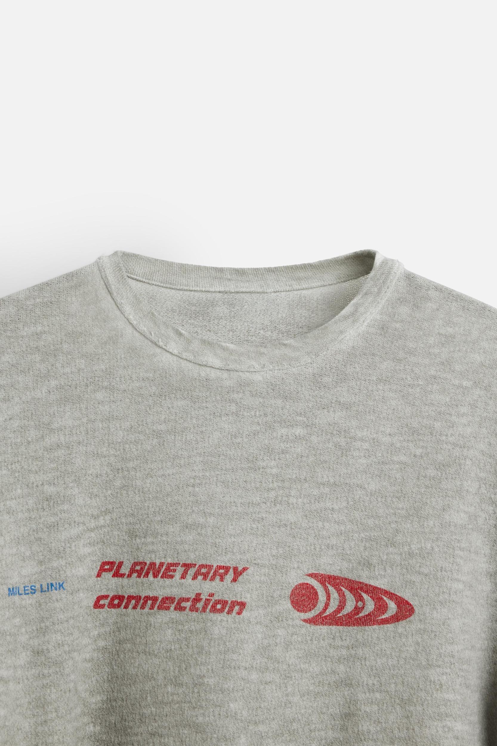 COMBINED PRINT KNIT T-SHIRT Product Image