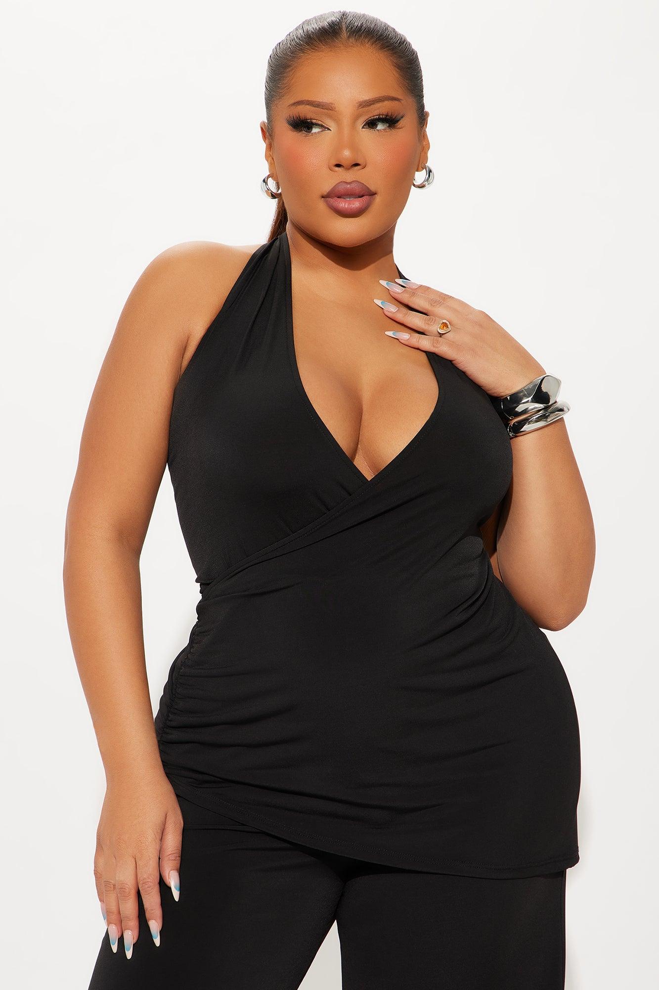 After Dark Fantasy Halter Jumpsuit - Black Female Product Image