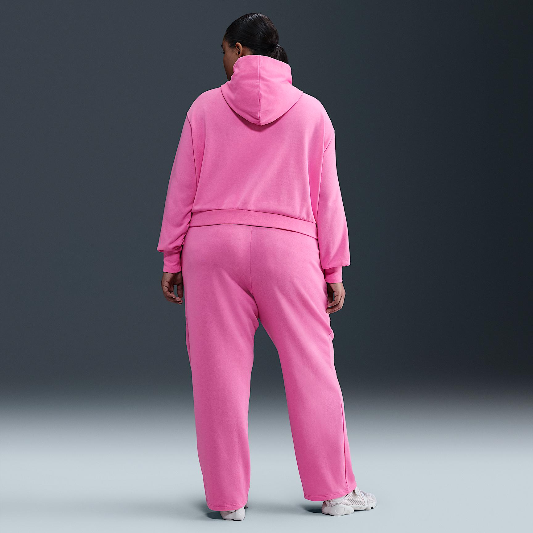 Nike Sportswear Chill Terry Women's Mid-Rise French Terry Open-Hem Sweatpants (Plus Size) Product Image