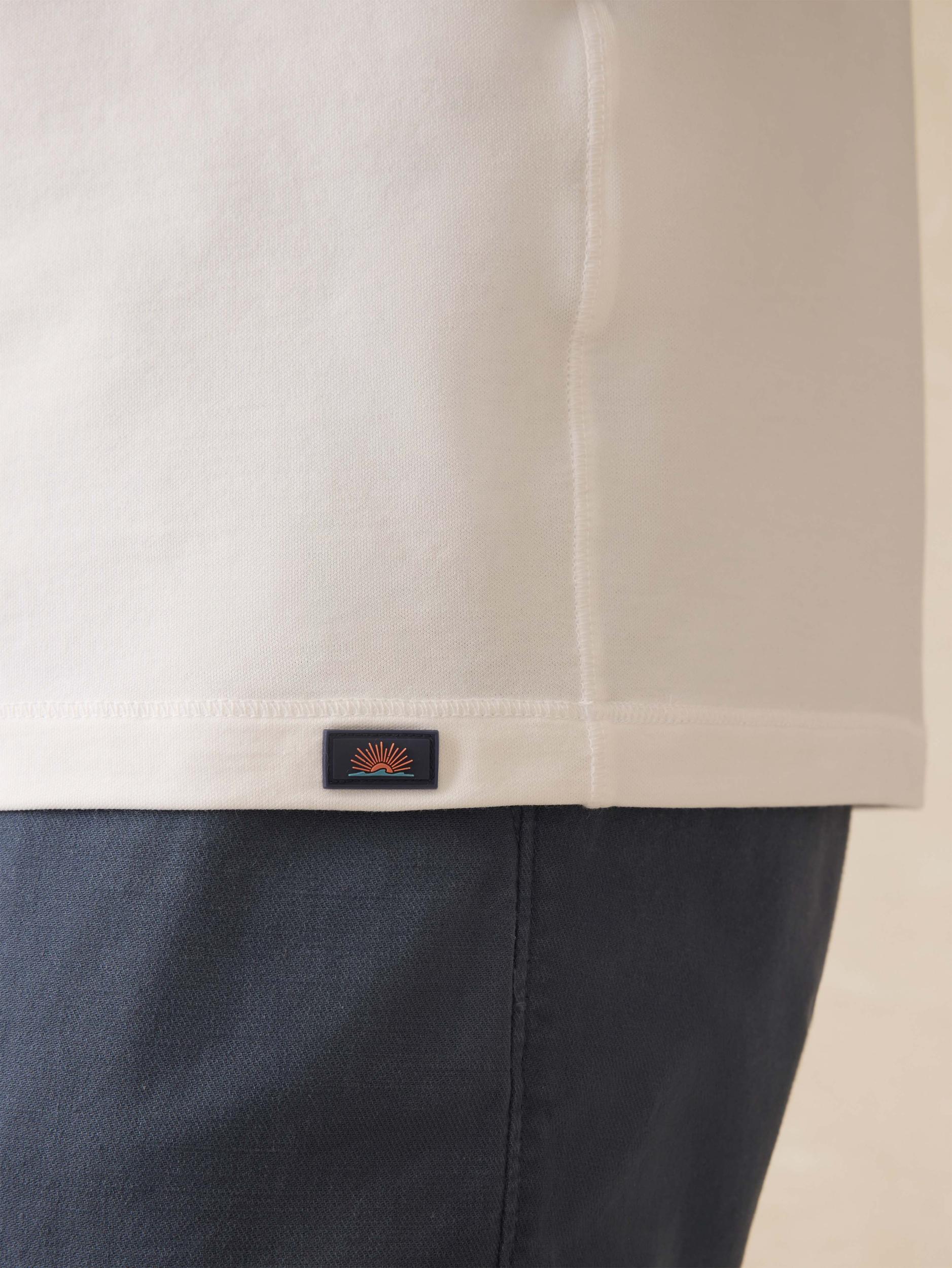 Short-Sleeve Shorelite UPF Tee - White Surf Stripe Male Product Image