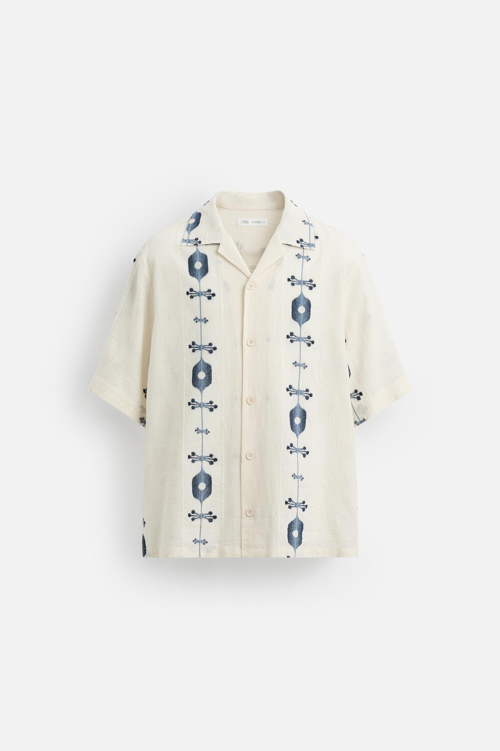 CONTRAST JACQUARD SHIRT Product Image