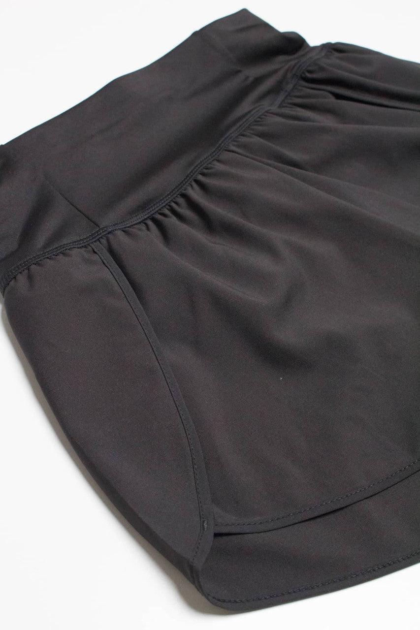 Black High Rise Speed Shorts Product Image